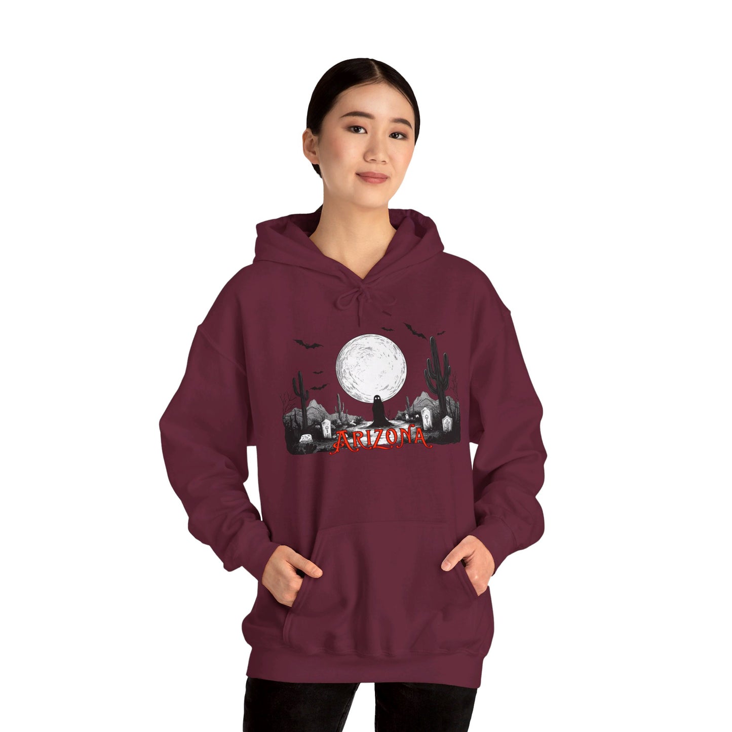 "Ghost Mirage" Unisex Heavy Blend™ Hooded Sweatshirt - Halloween