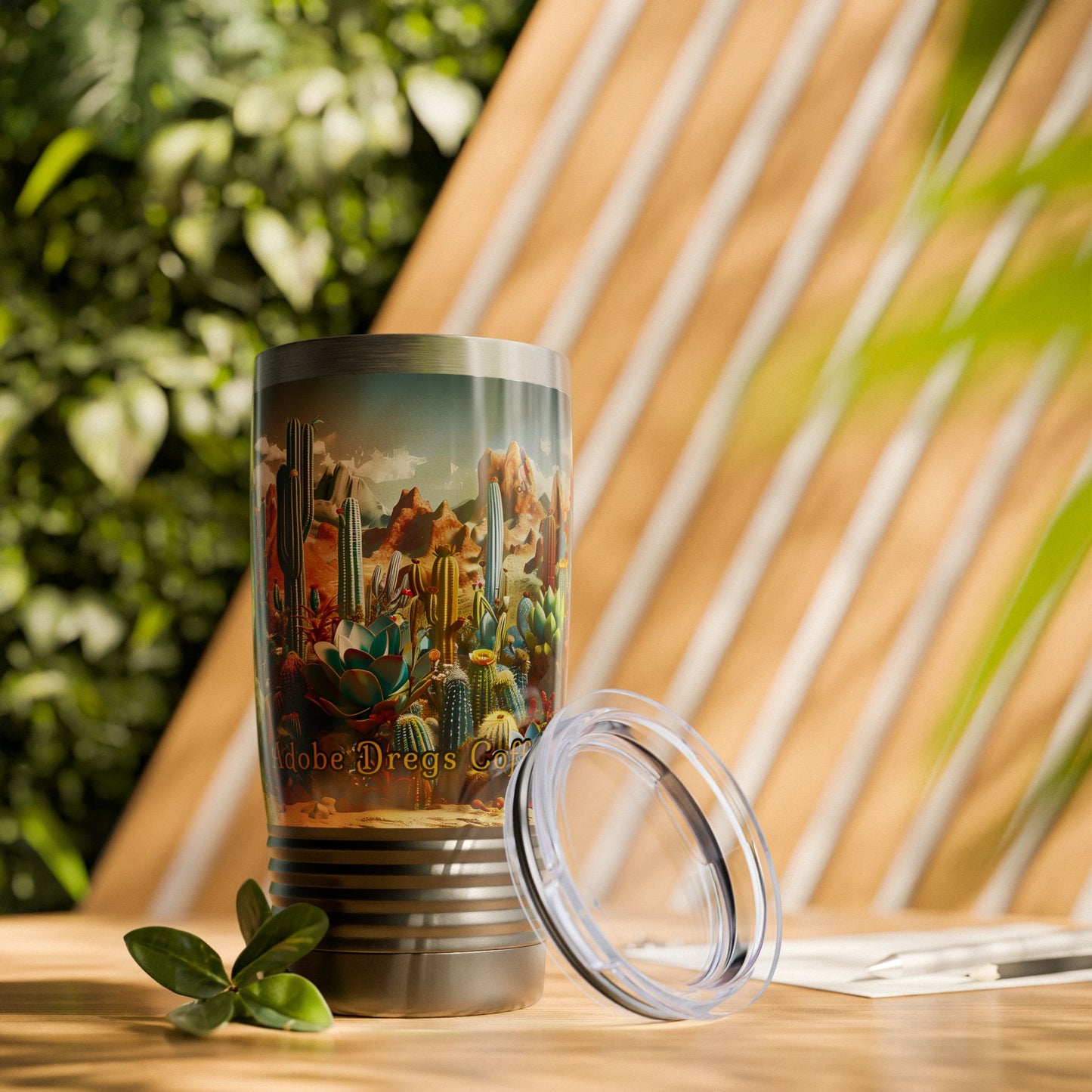 "Desert Cacti" 20oz Stainless Steel Ringneck Tumbler
