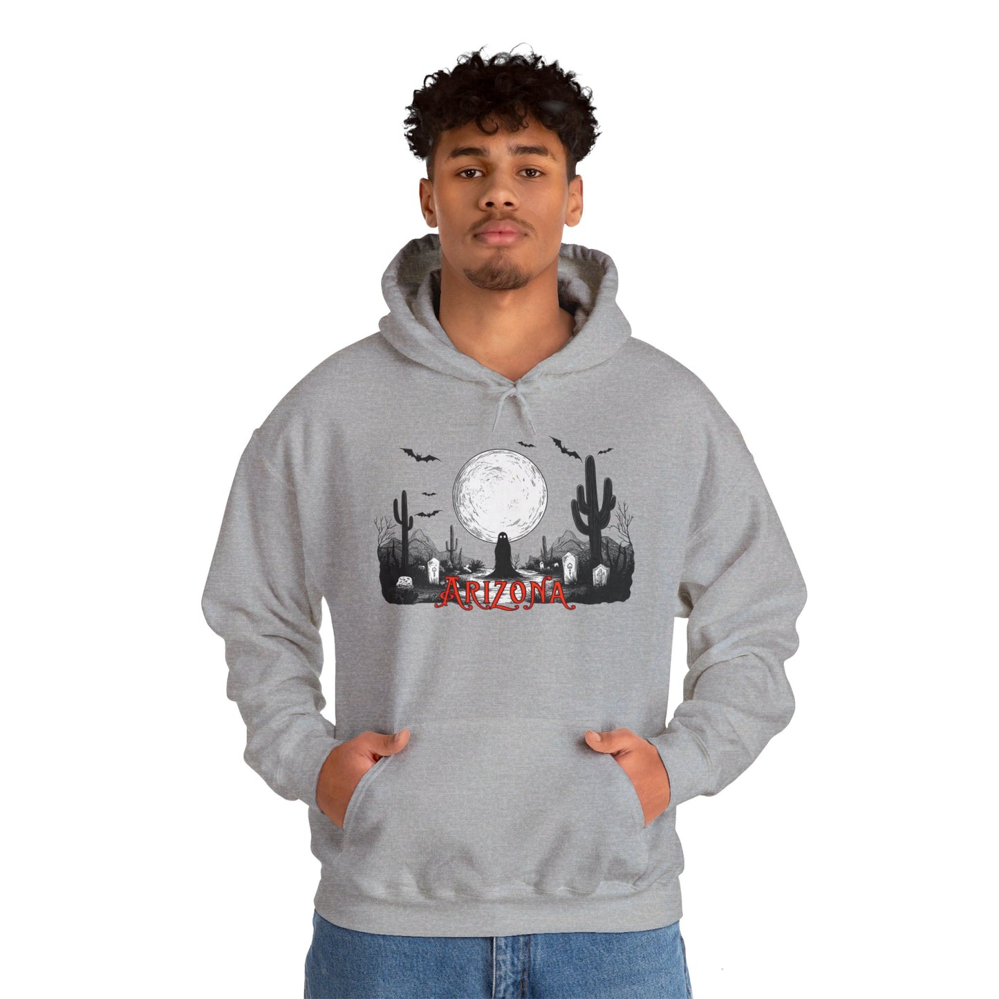 "Ghost Mirage" Unisex Heavy Blend™ Hooded Sweatshirt - Halloween