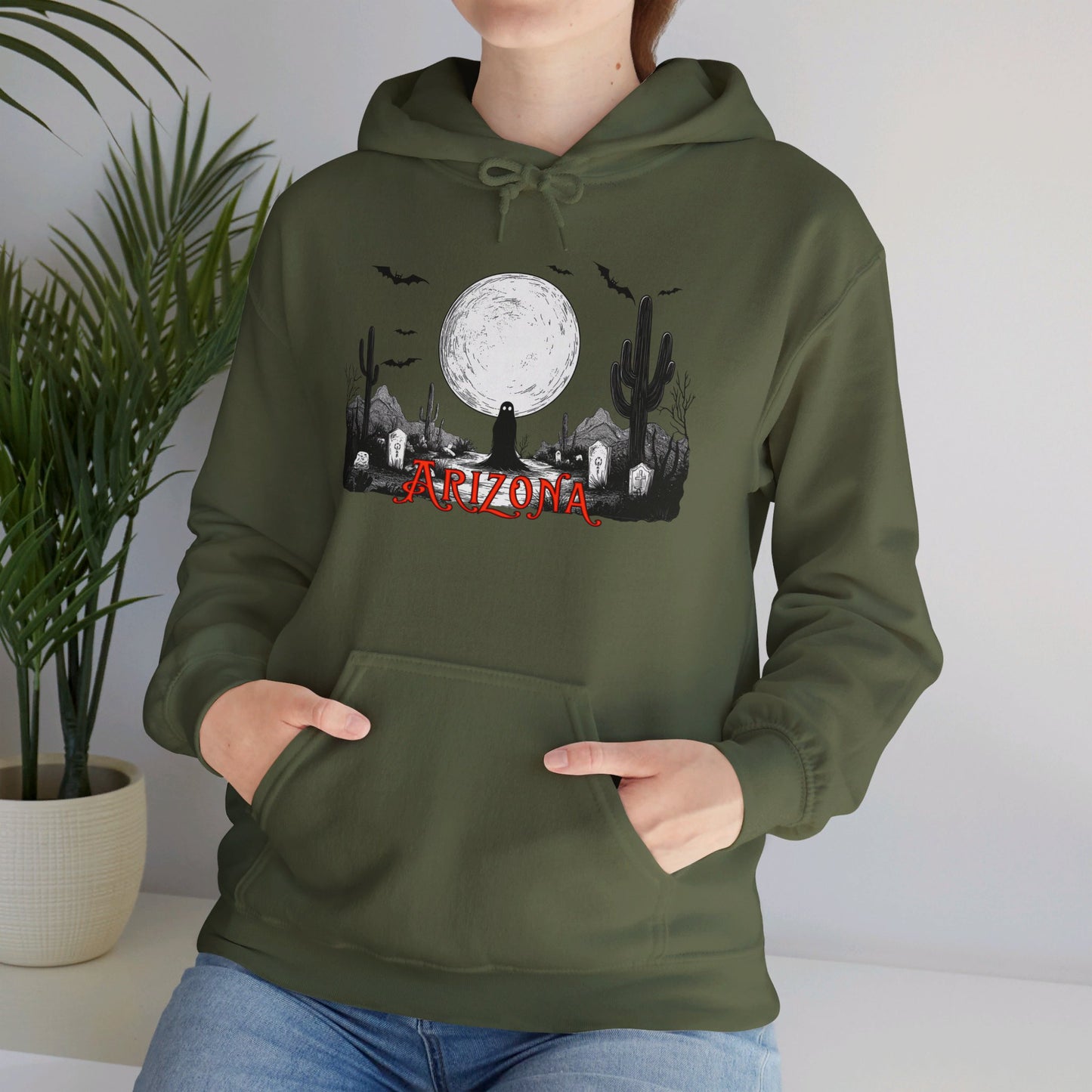 "Ghost Mirage" Unisex Heavy Blend™ Hooded Sweatshirt - Halloween
