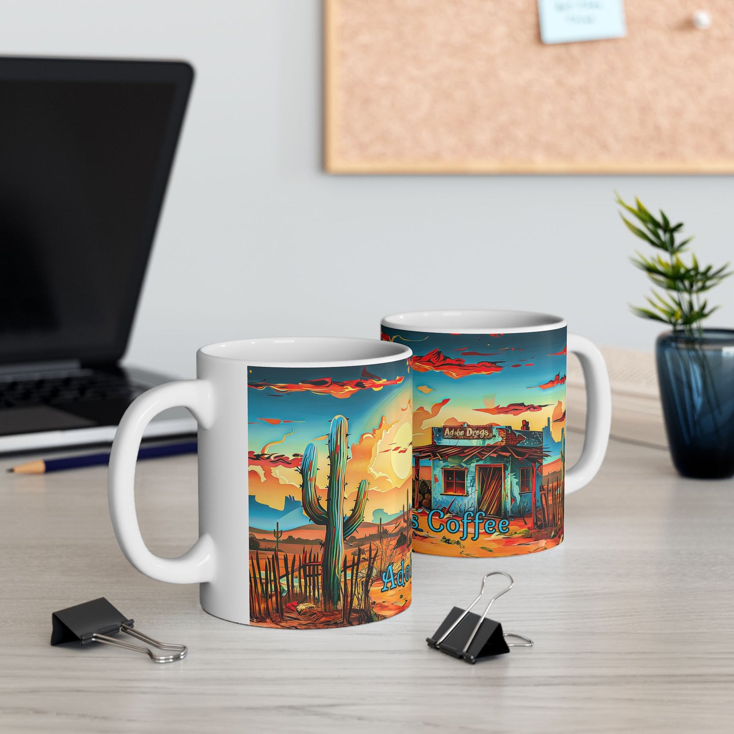 "The Coffee Shack" Coffee Mug - Available in 11oz & 15oz Sizes - Original Artwork by Rickie O. Pauley