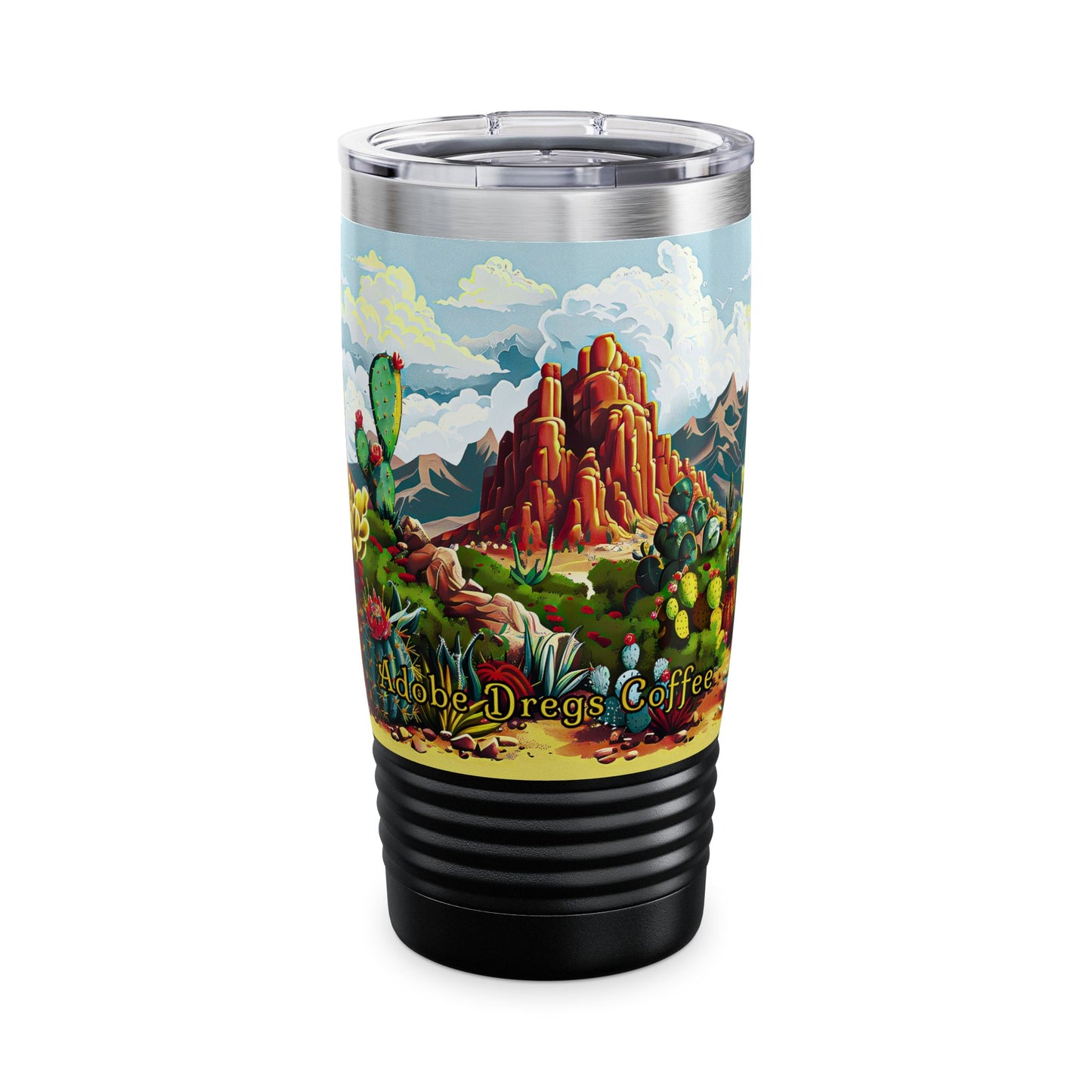 "Cactus Canyon" 20oz Ringneck Tumbler - from Adobe Dregs Coffee™