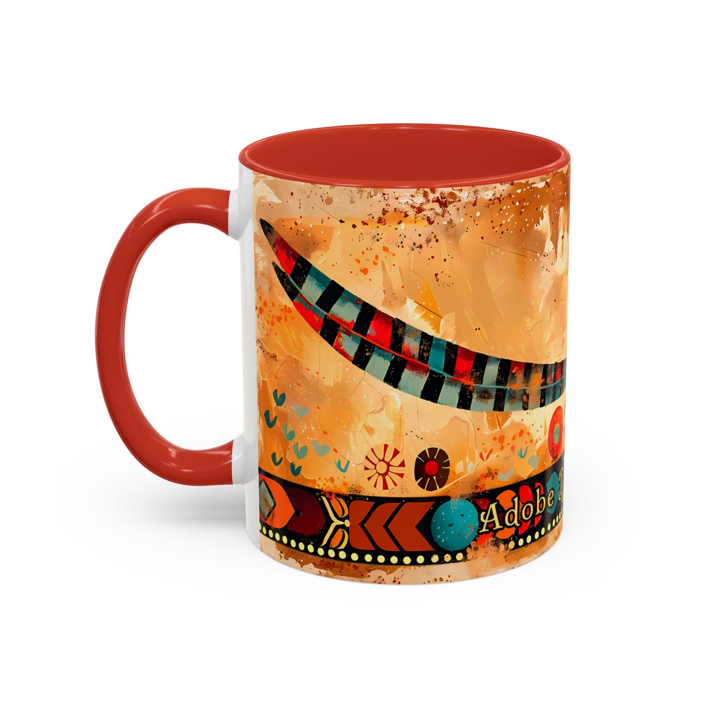 "Pájaro Correcaminos" - "Roadrunner" Accent Coffee Mug, 11oz from Adobe Dregs Coffee