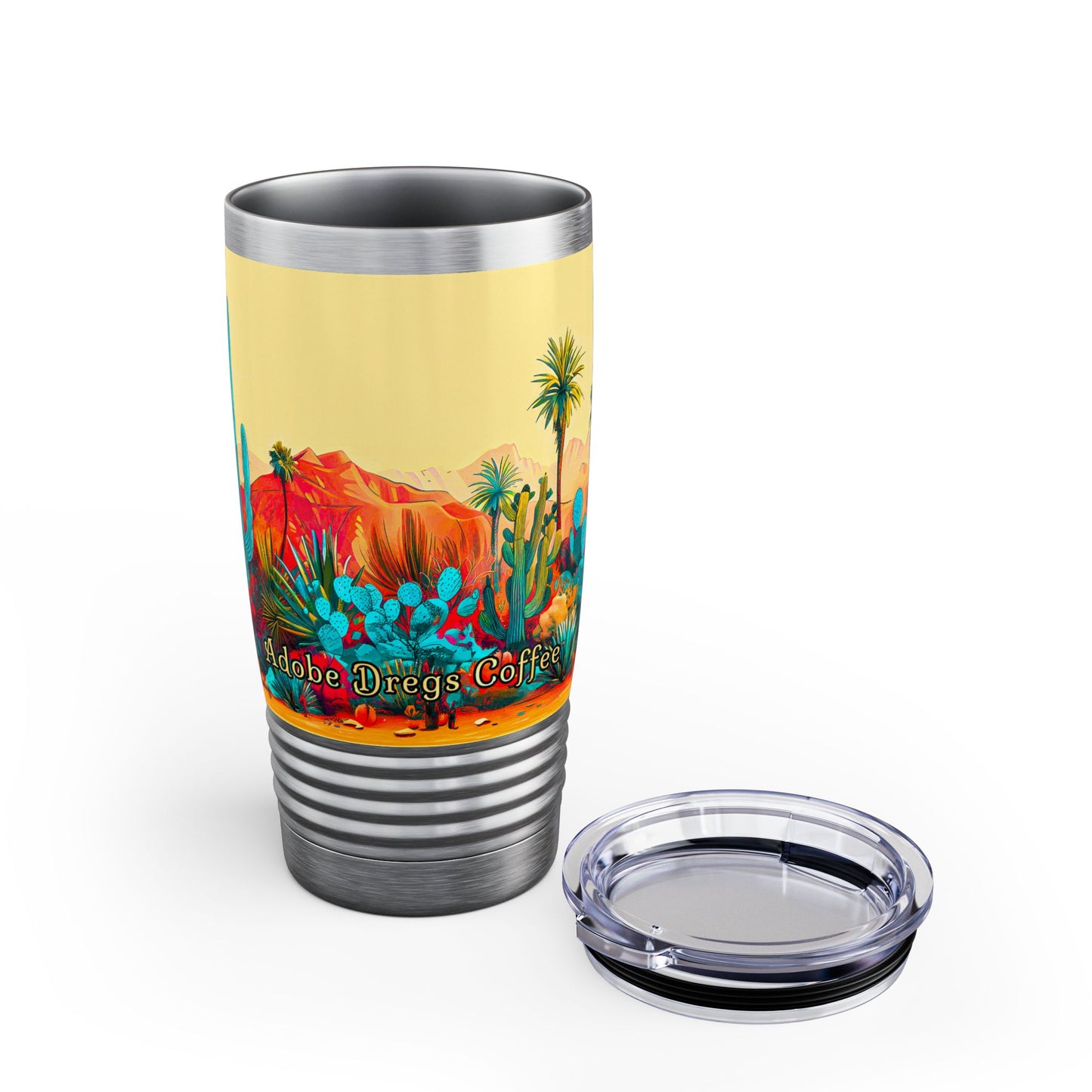 "Magical Mirage" Ringneck Tumbler, 20oz - Adobe Dregs Coffee™ Design