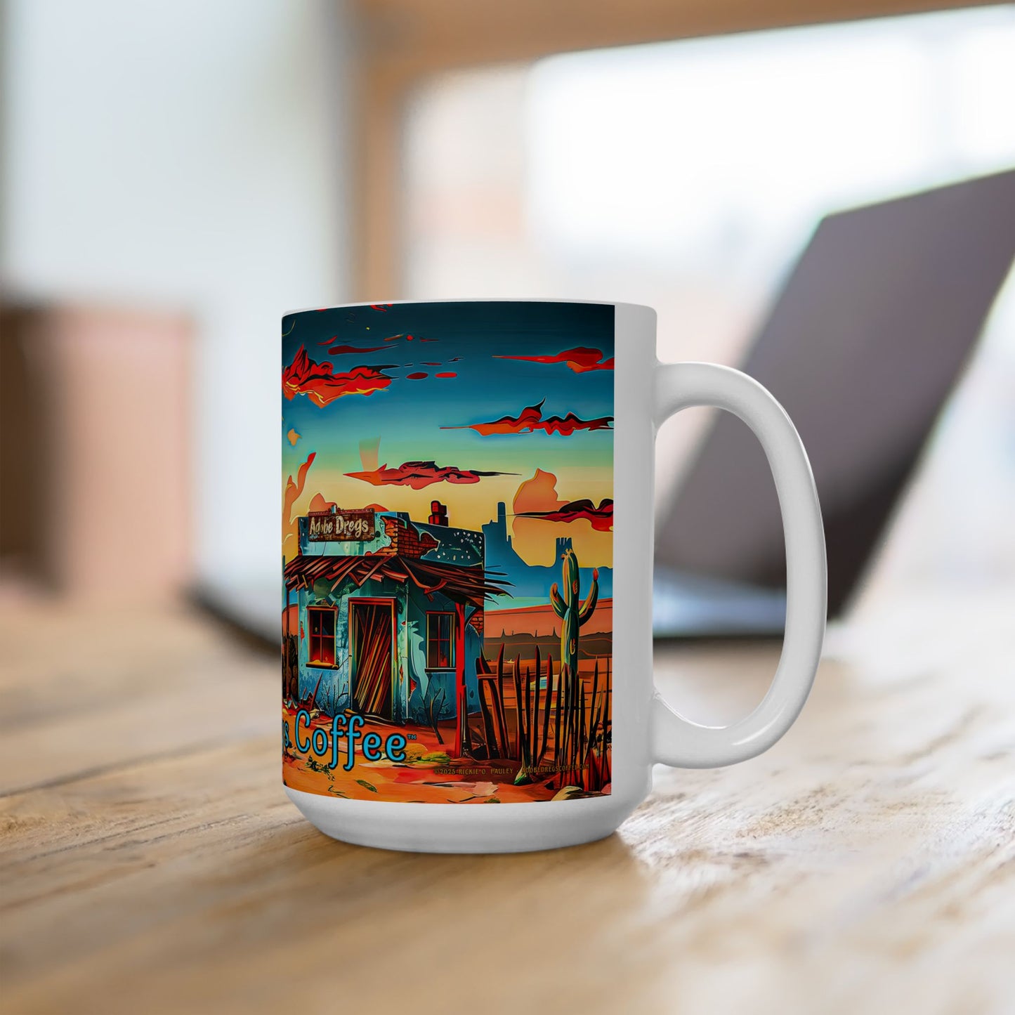 "The Coffee Shack" Coffee Mug - Available in 11oz & 15oz Sizes - Original Artwork by Rickie O. Pauley