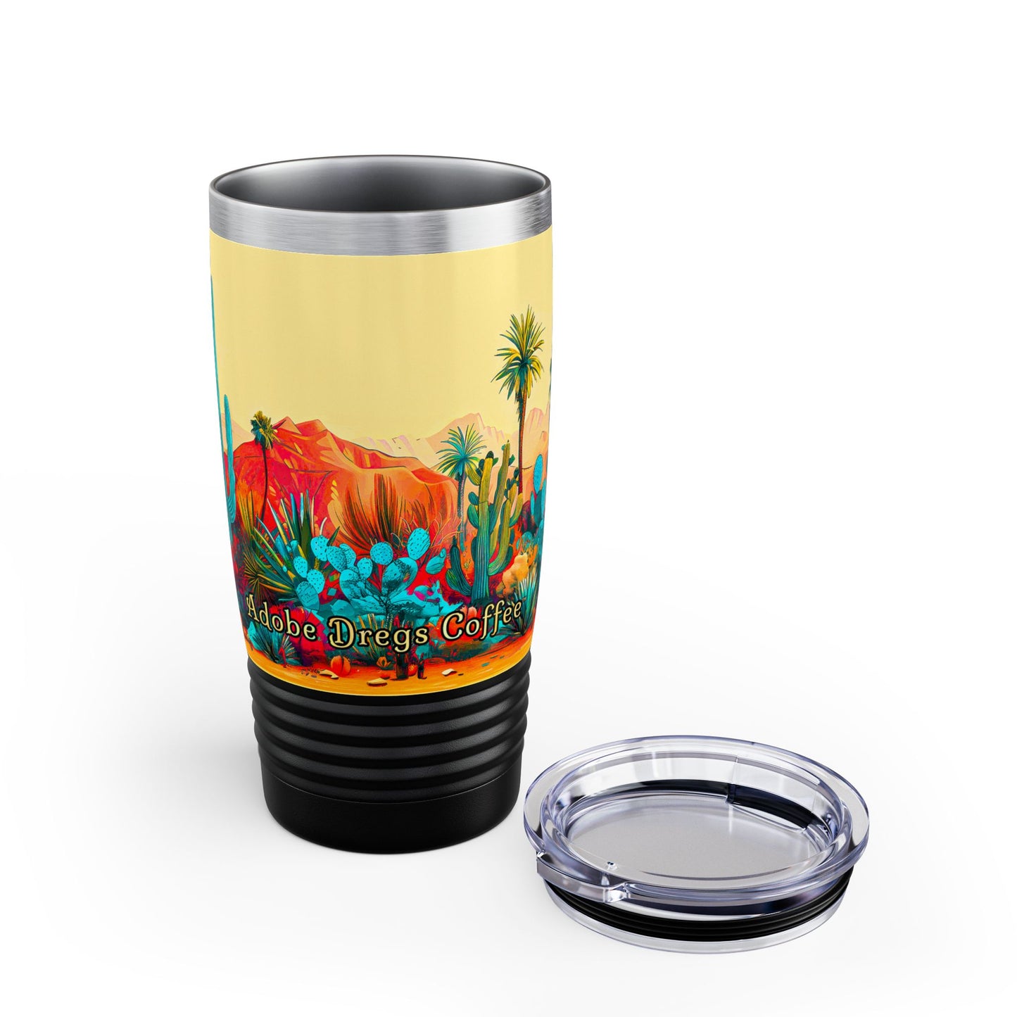 "Magical Mirage" Ringneck Tumbler, 20oz - Adobe Dregs Coffee™ Design