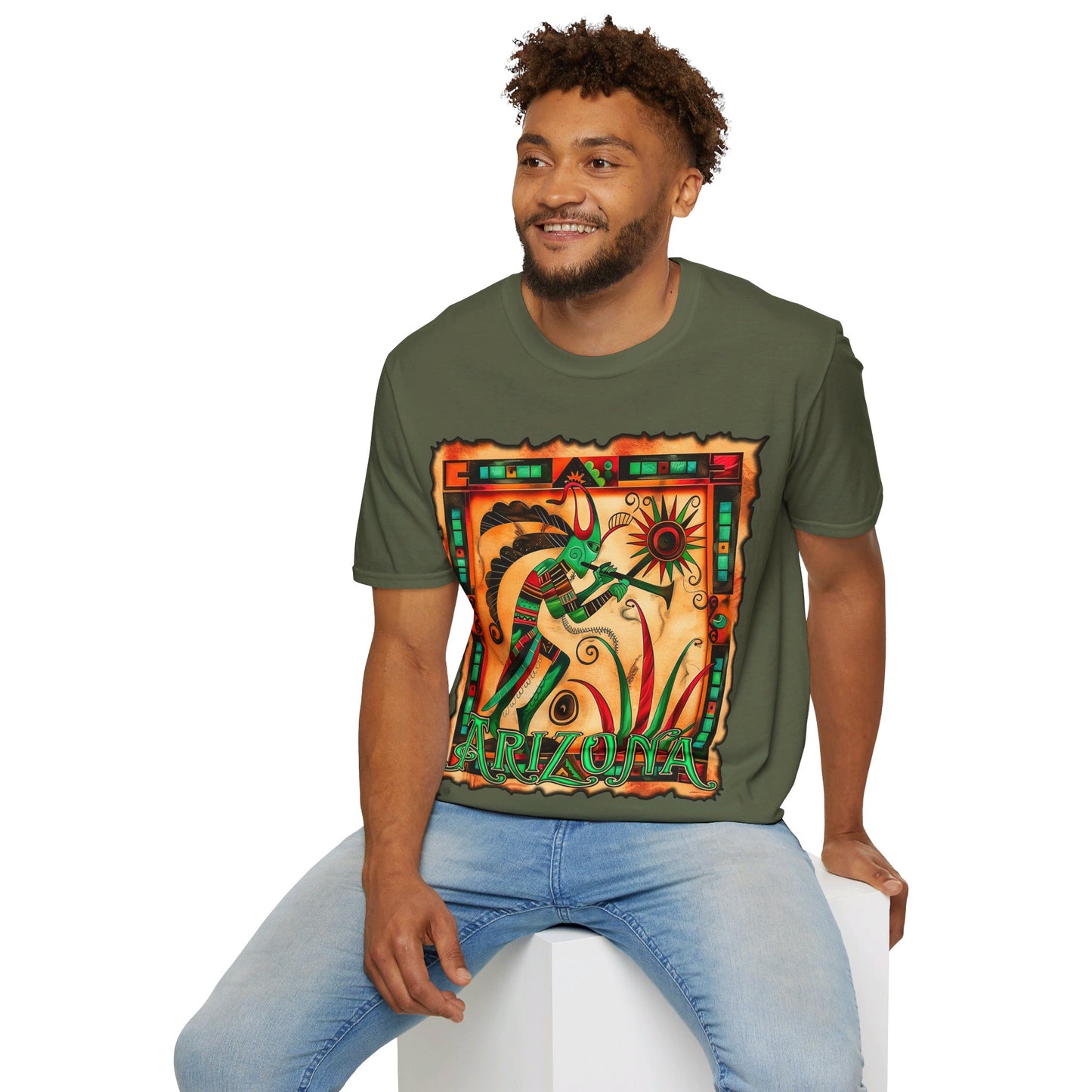"Jaden Trumpet" Unisex Softstyle T-Shirt from Adobe Dregs Coffee Stash™