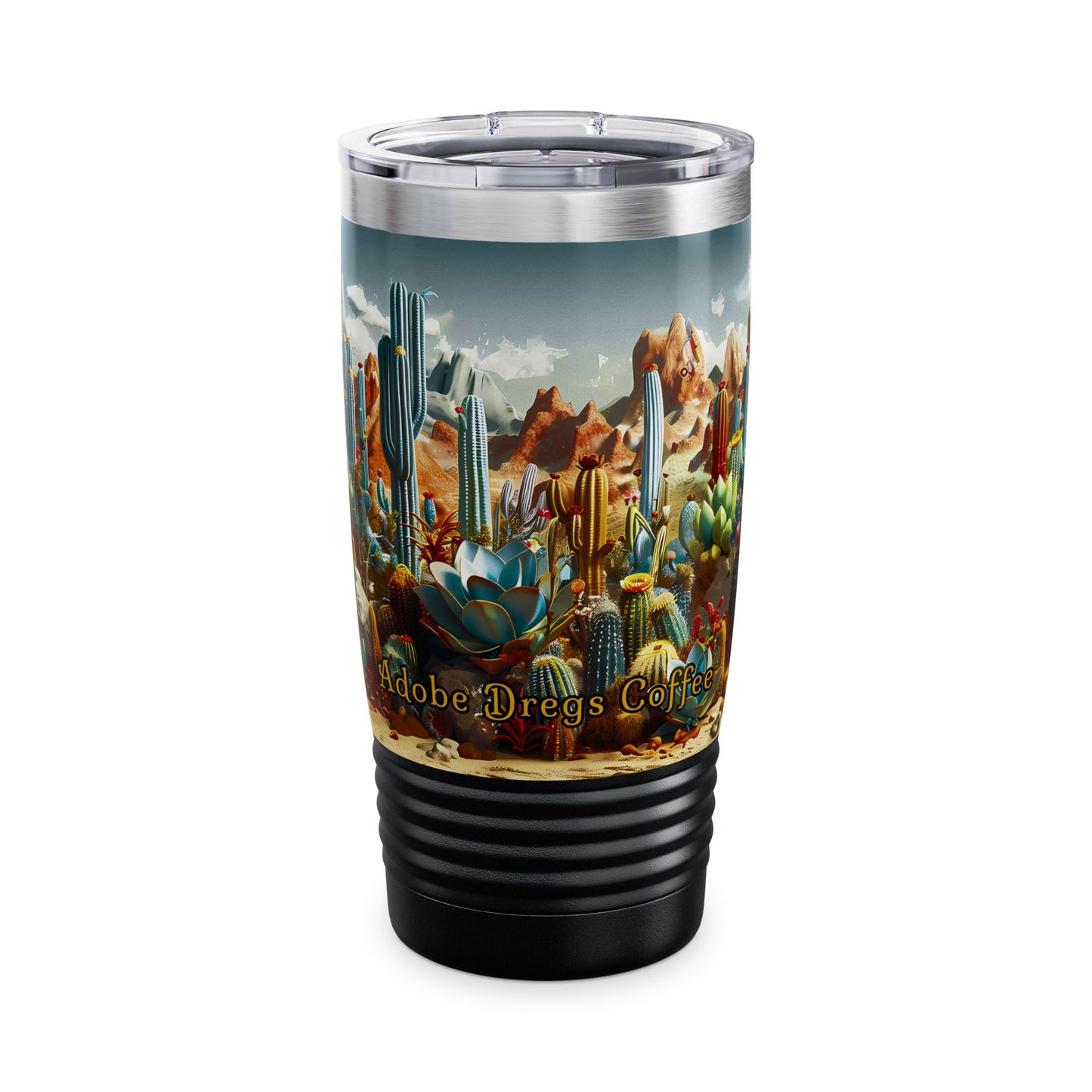 "Desert Cacti" 20oz Stainless Steel Ringneck Tumbler