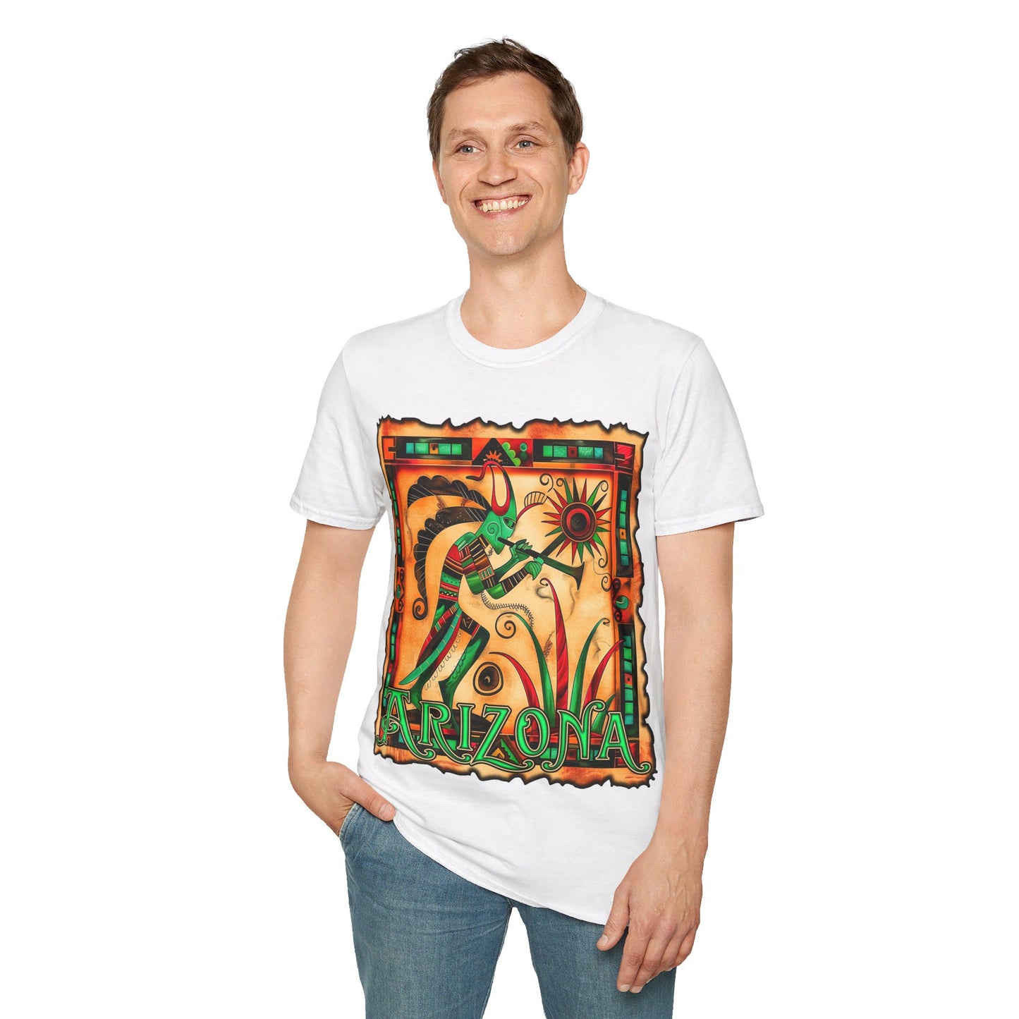 "Jaden Trumpet" Unisex Softstyle T-Shirt from Adobe Dregs Coffee Stash™