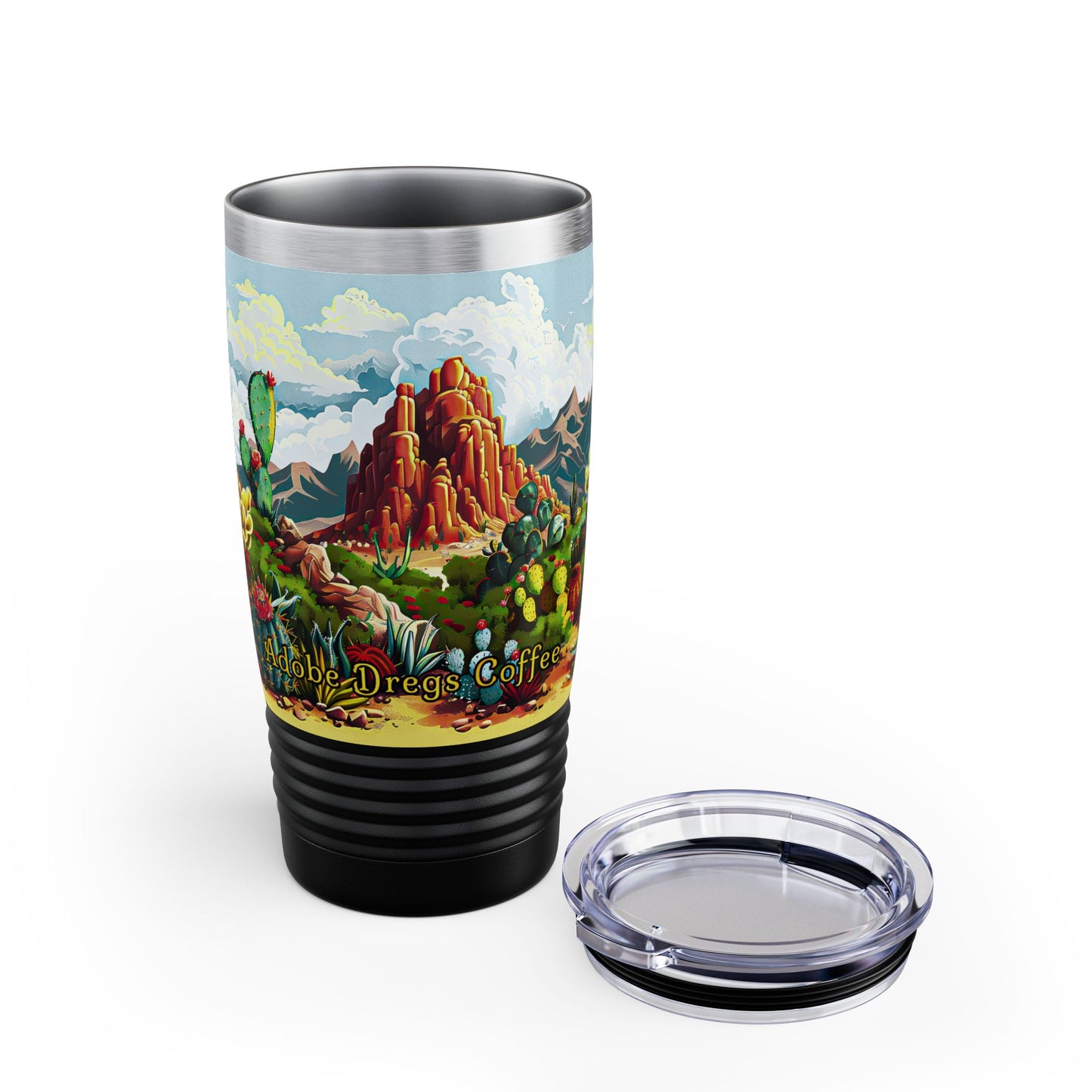 "Cactus Canyon" 20oz Ringneck Tumbler - from Adobe Dregs Coffee™