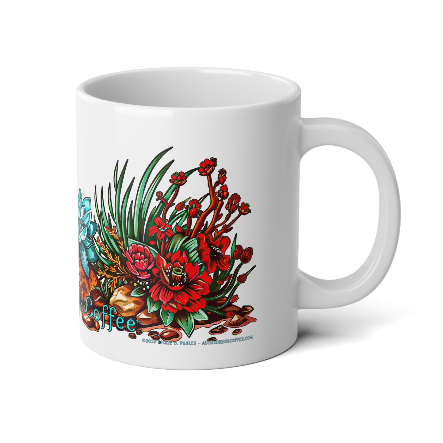 Printz Ribbitz" Colorful Frog Jumbo Mug, 20oz | Perfect for Coffee Lovers, Unique Gift for Birthday Gifts