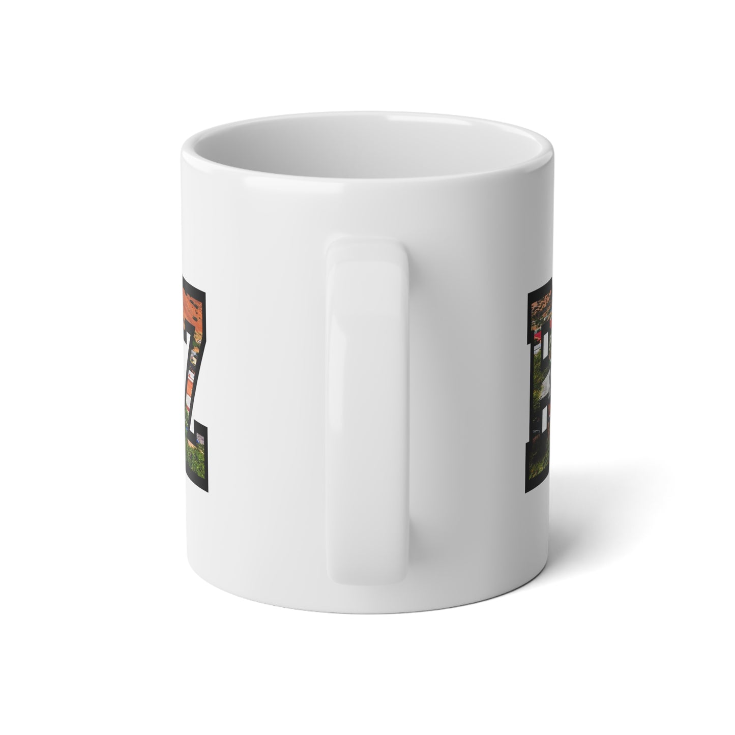 Downtown, Old Bisbee - Bisbee, AZ Jumbo Mug - 20oz Coffee Cup for Travelers and Locals, Souvenir Mug