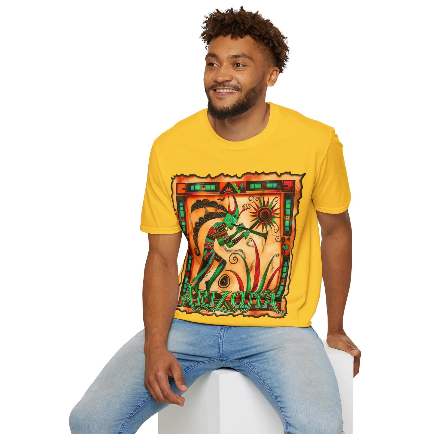 "Jaden Trumpet" Unisex Softstyle T-Shirt from Adobe Dregs Coffee Stash™