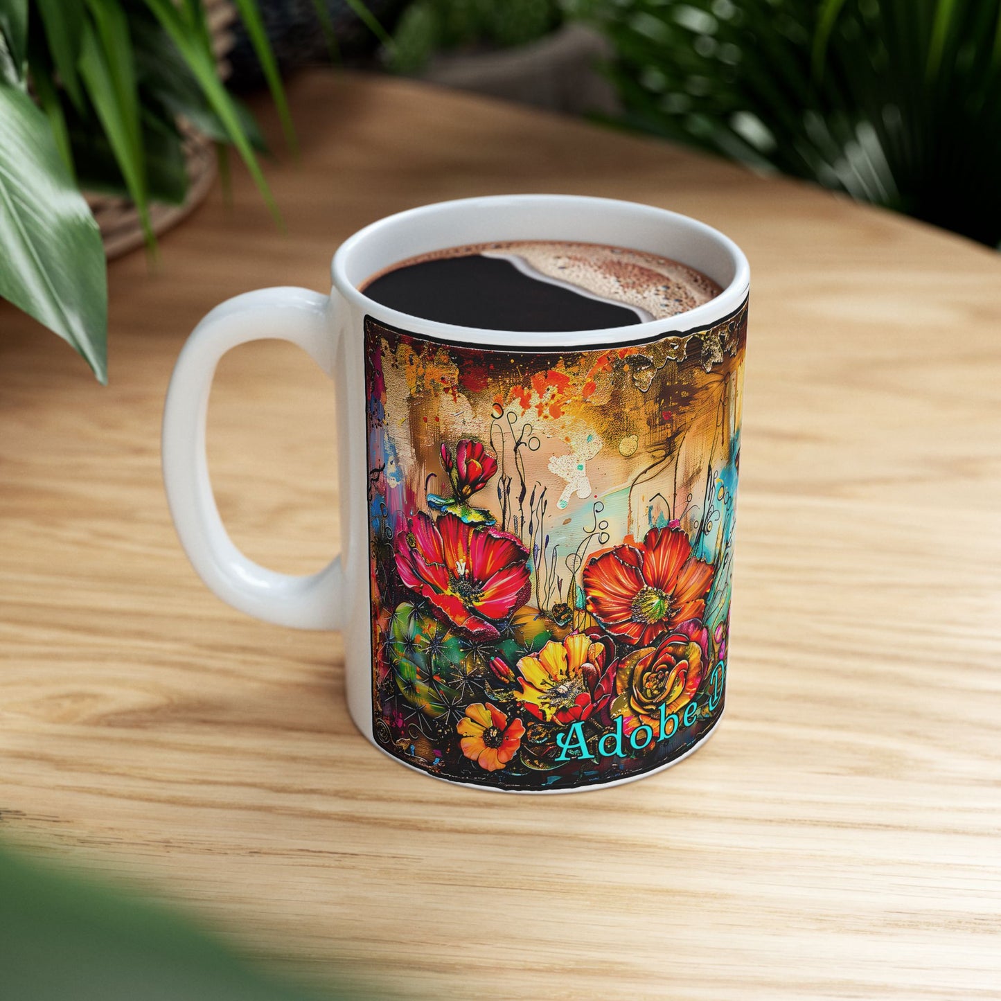 "Butterfly Dreams" Colorful Ceramic Mug - Available in 11oz and 15oz Sizes
