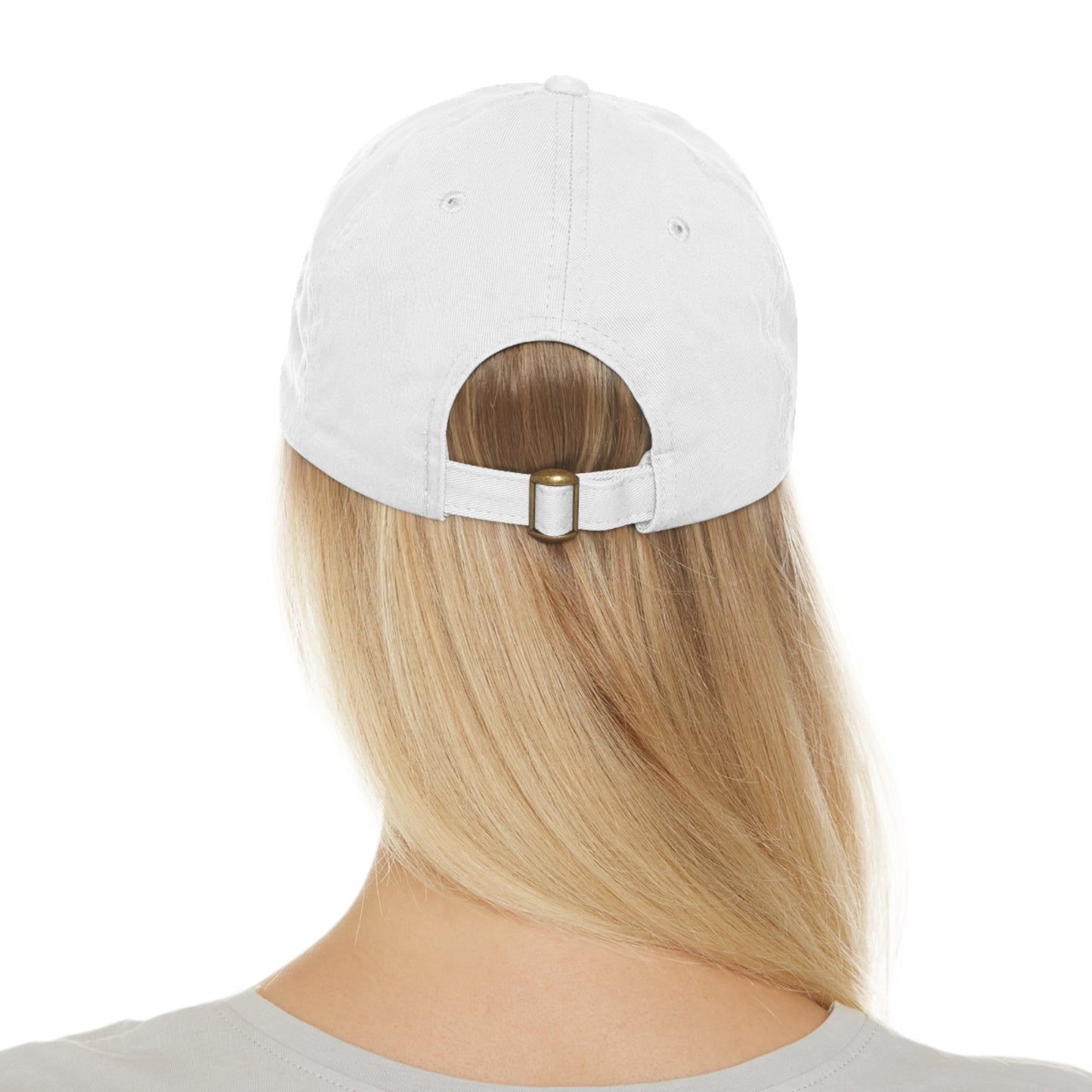 "Quail Covey Cottage" Stylish Dad Hat with Leather Patch, Casual Outdoor Wear, Unique Dad Accessory, Vintage-Inspired Cap,