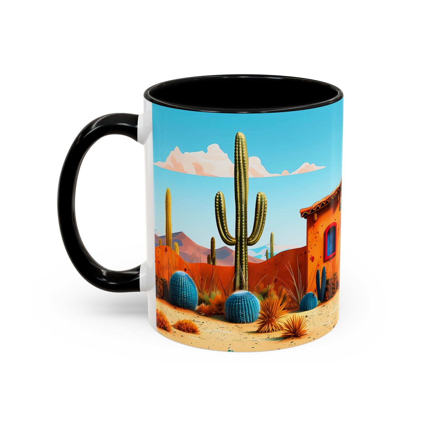 The Blue Door Accent Coffee Mug, 11oz from Adobe Dregs Coffee