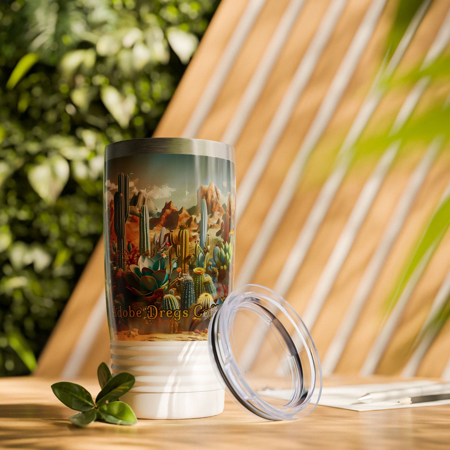 "Desert Cacti" 20oz Stainless Steel Ringneck Tumbler