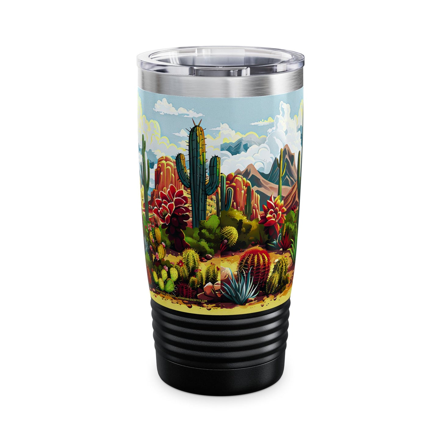 "Cactus Canyon" 20oz Ringneck Tumbler - from Adobe Dregs Coffee™