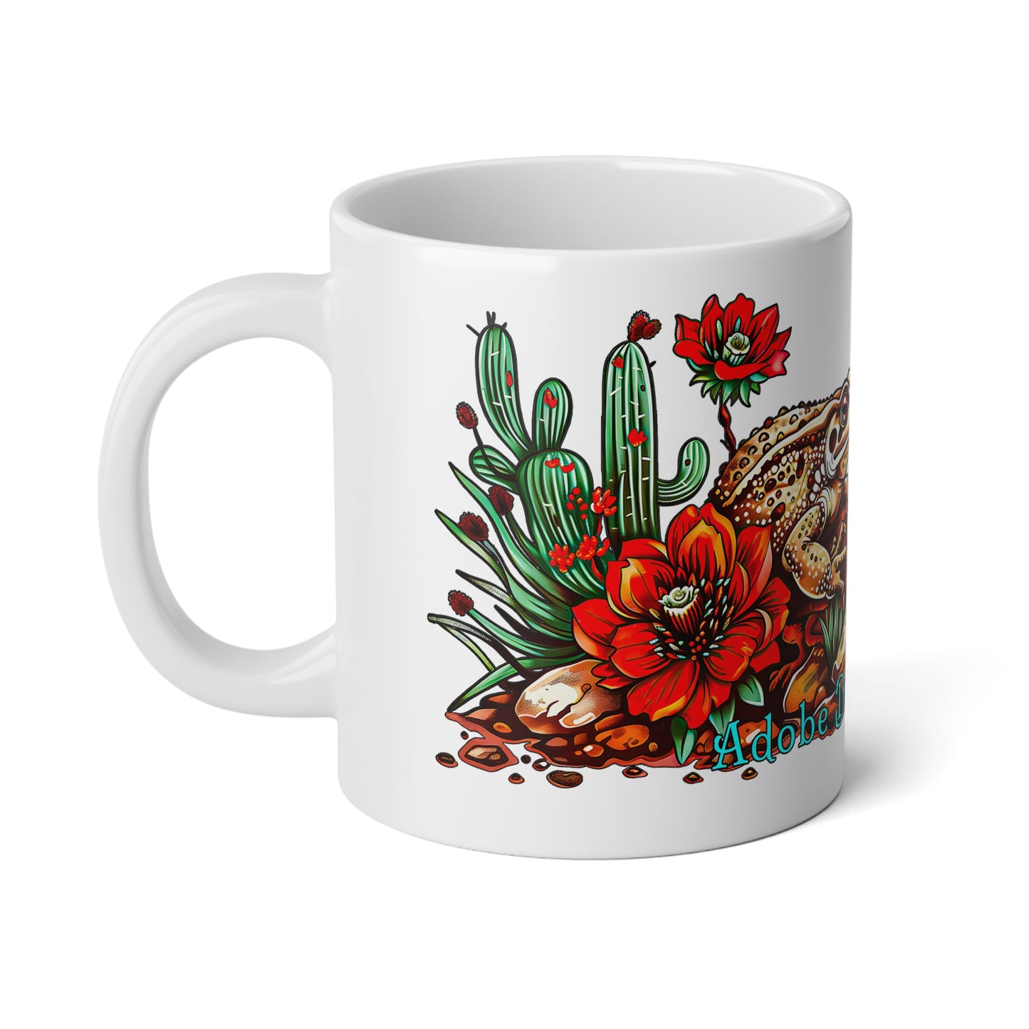 Printz Ribbitz" Colorful Frog Jumbo Mug, 20oz | Perfect for Coffee Lovers, Unique Gift for Birthday Gifts