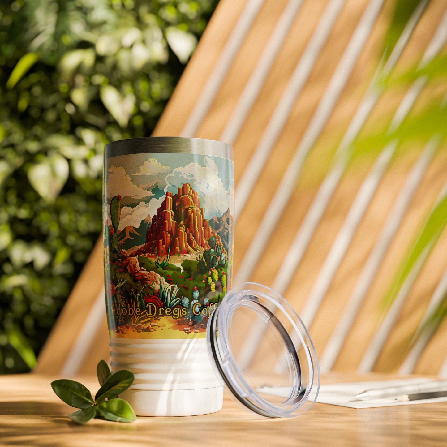 "Cactus Canyon" 20oz Ringneck Tumbler - from Adobe Dregs Coffee™