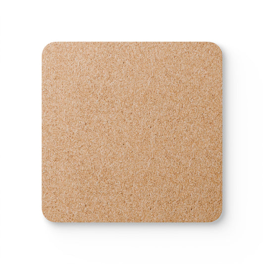 Adobe Dregs Coffee™ Logo Corkwood Coaster (Set of 4)