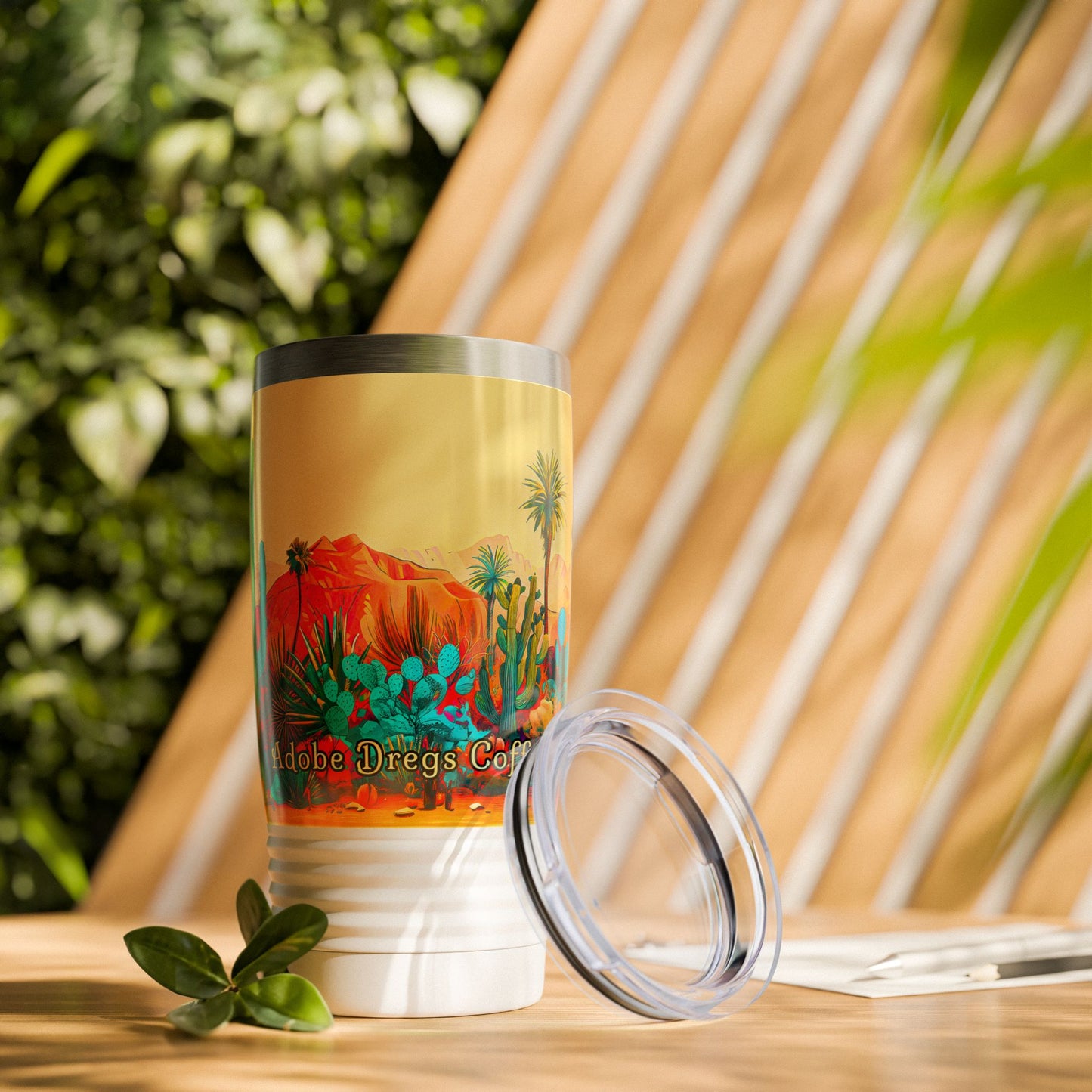 "Magical Mirage" Ringneck Tumbler, 20oz - Adobe Dregs Coffee™ Design