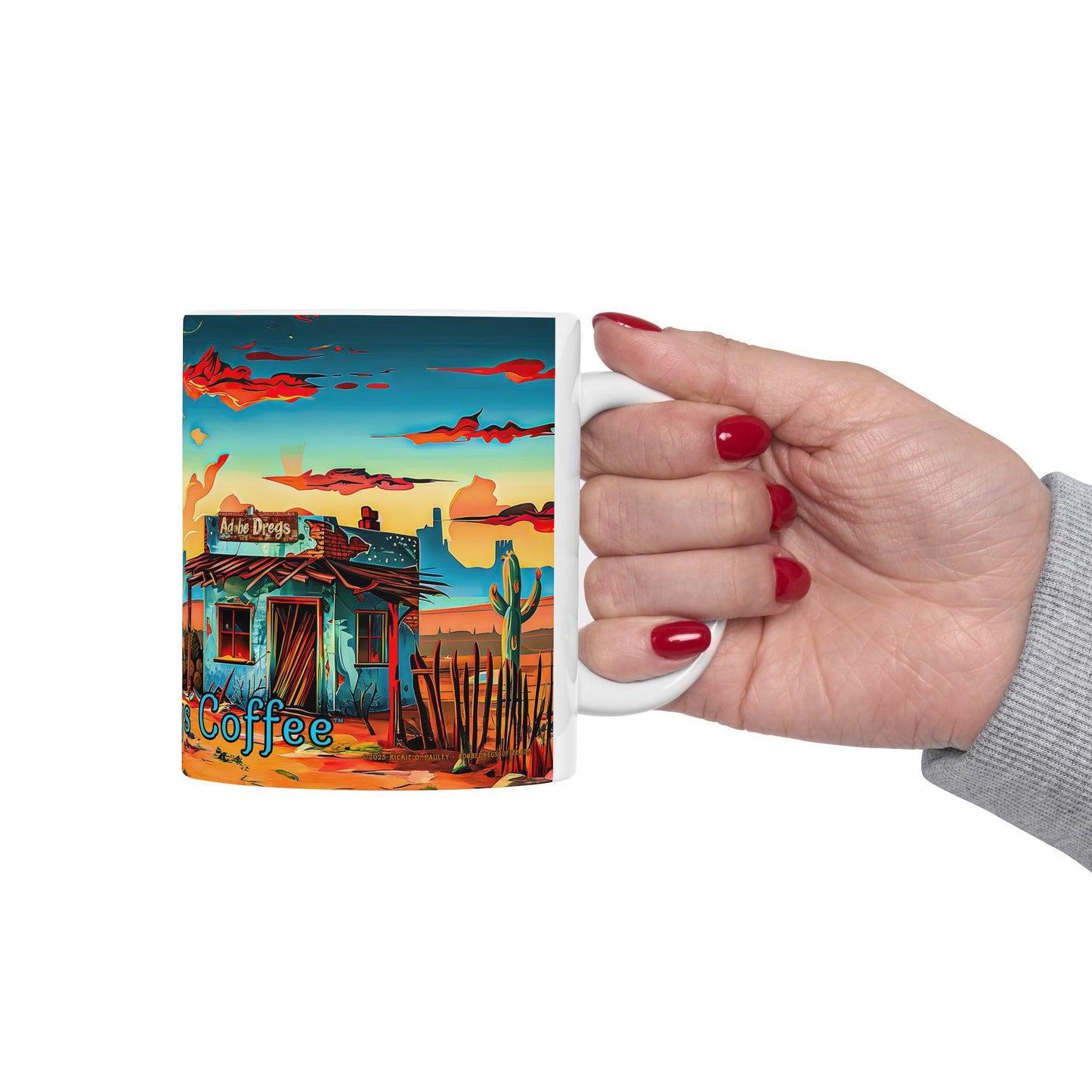 "The Coffee Shack" Coffee Mug - Available in 11oz & 15oz Sizes - Original Artwork by Rickie O. Pauley