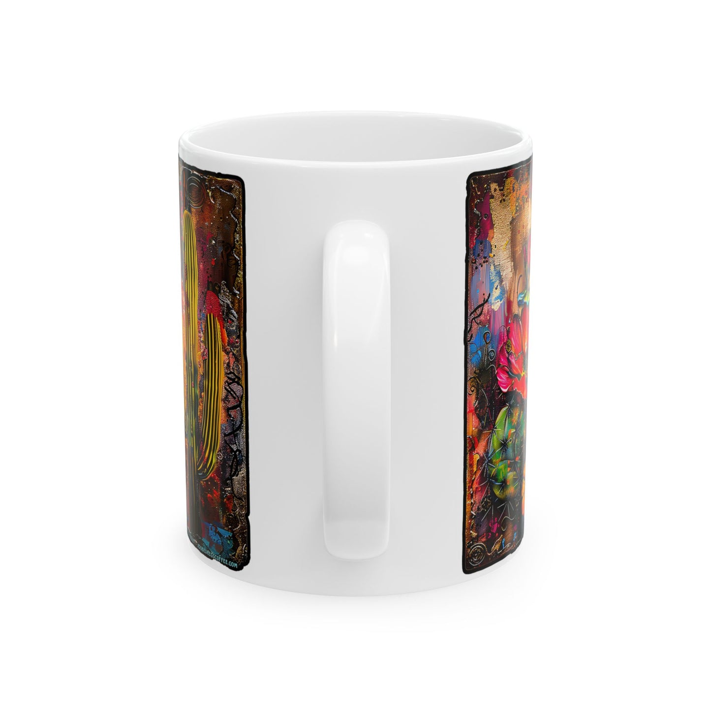 "Butterfly Dreams" Colorful Ceramic Mug - Available in 11oz and 15oz Sizes