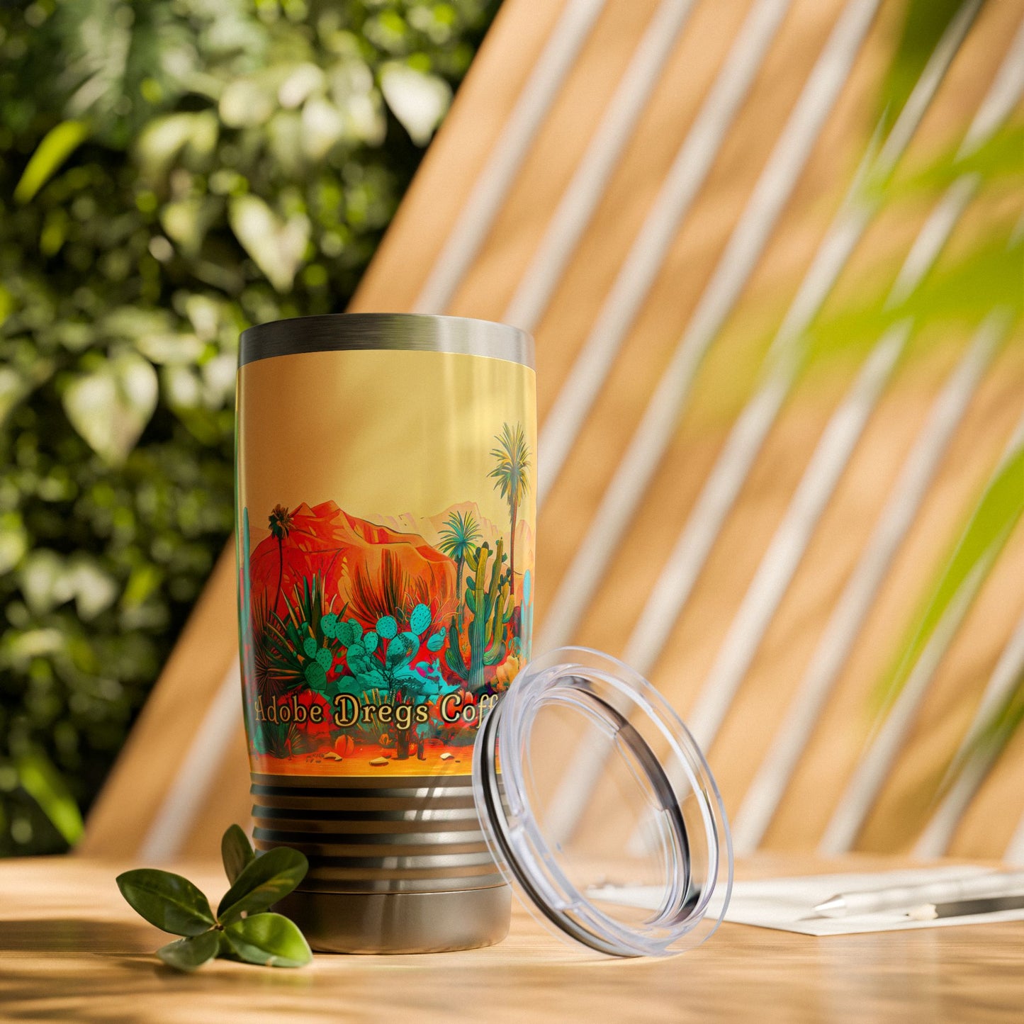 "Magical Mirage" Ringneck Tumbler, 20oz - Adobe Dregs Coffee™ Design
