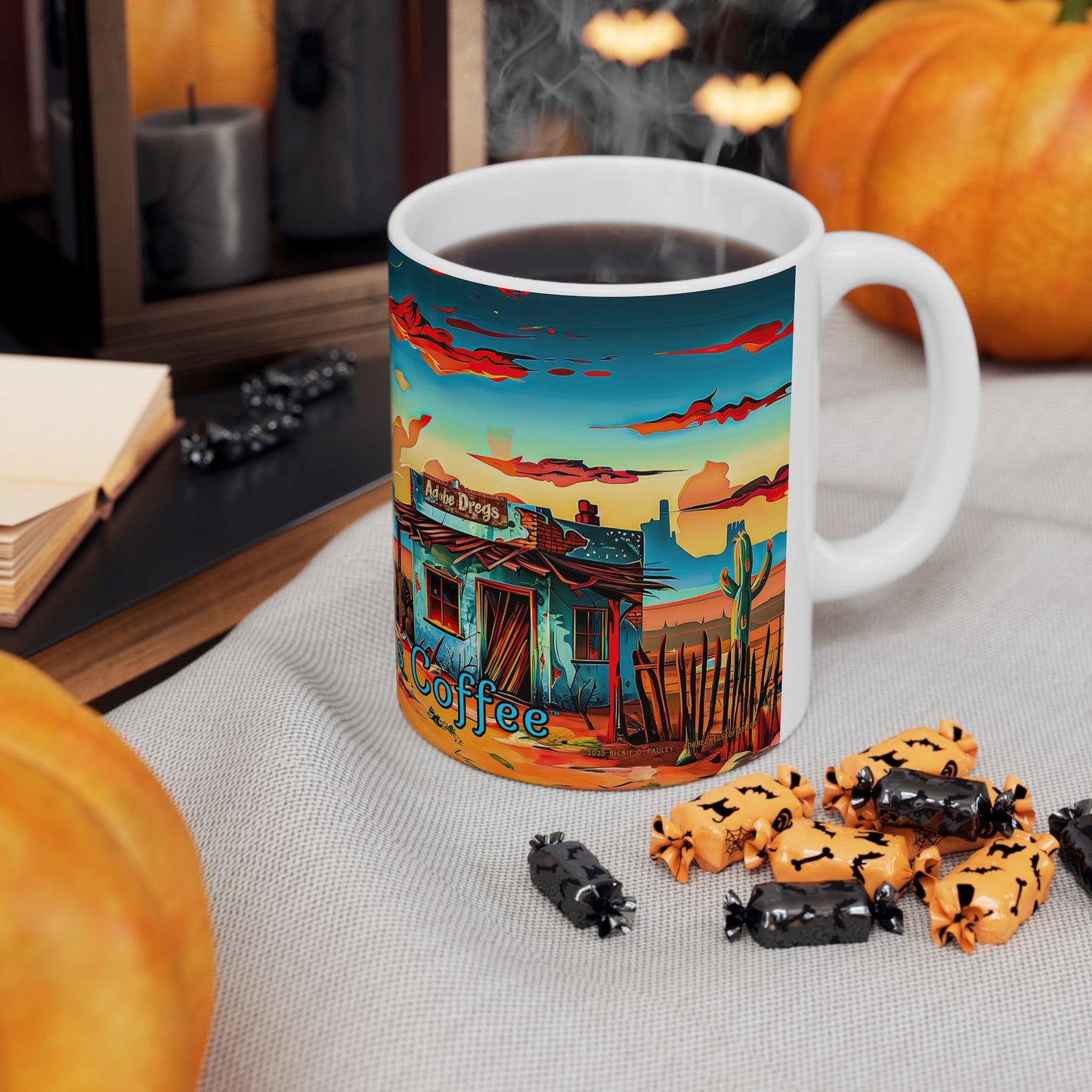 "The Coffee Shack" Coffee Mug - Available in 11oz & 15oz Sizes - Original Artwork by Rickie O. Pauley