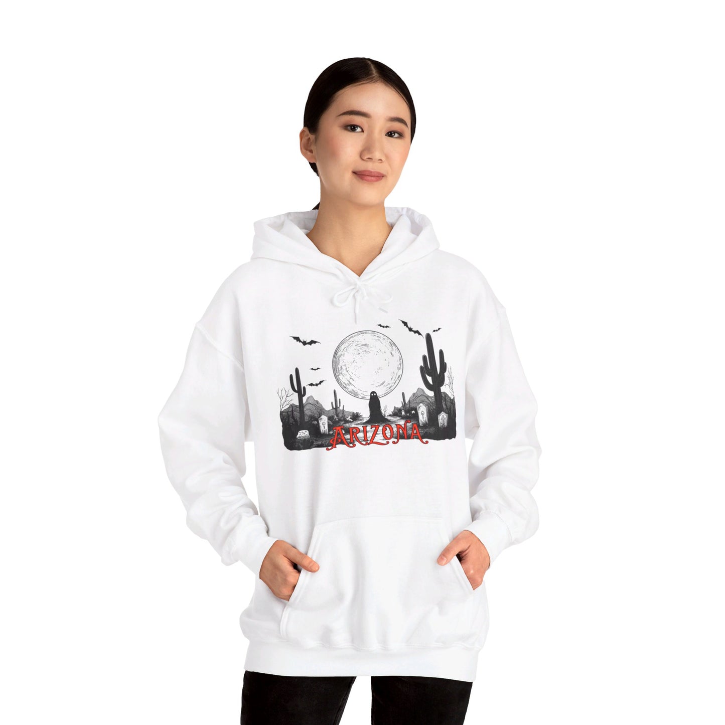 "Ghost Mirage" Unisex Heavy Blend™ Hooded Sweatshirt - Halloween