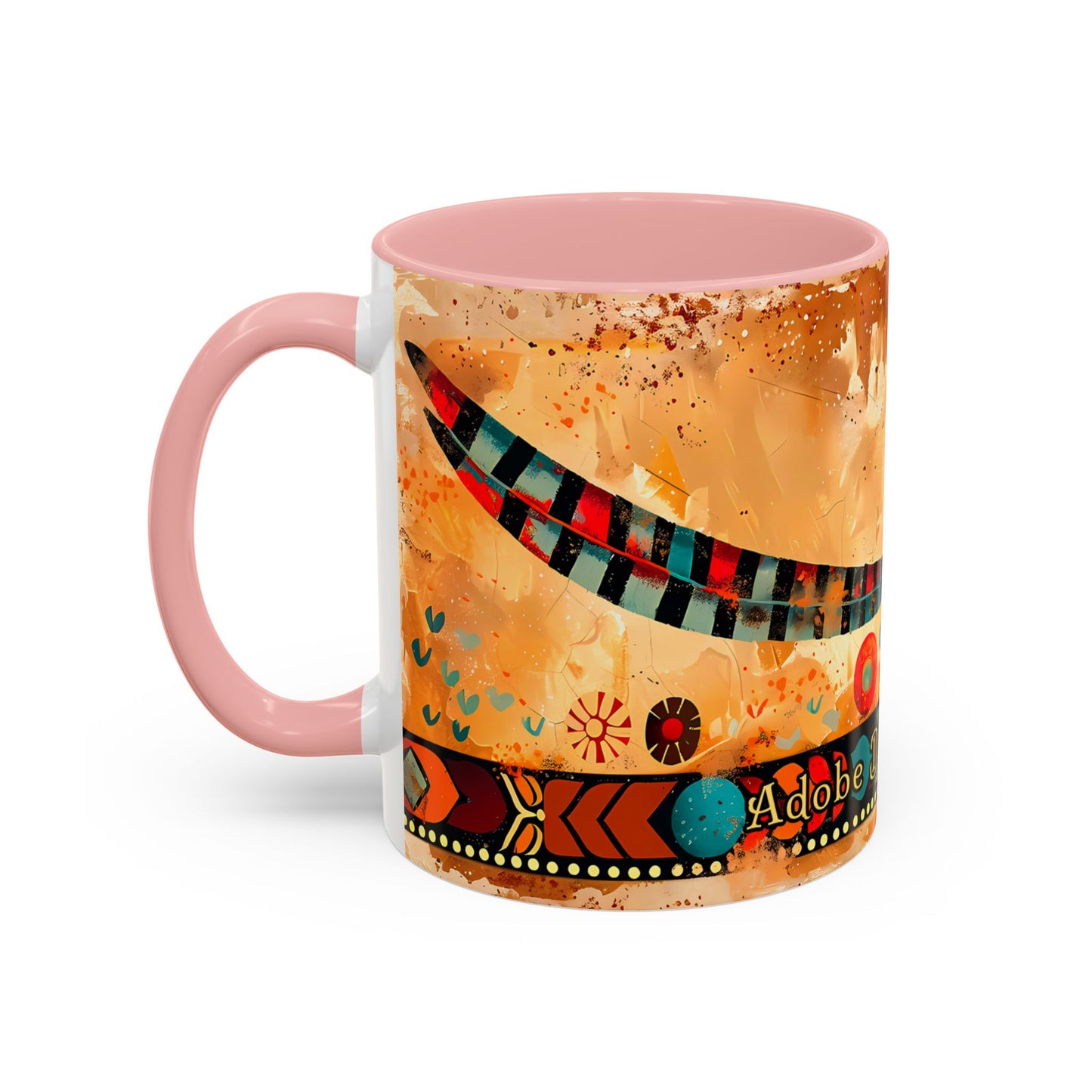 "Pájaro Correcaminos" - "Roadrunner" Accent Coffee Mug, 11oz from Adobe Dregs Coffee