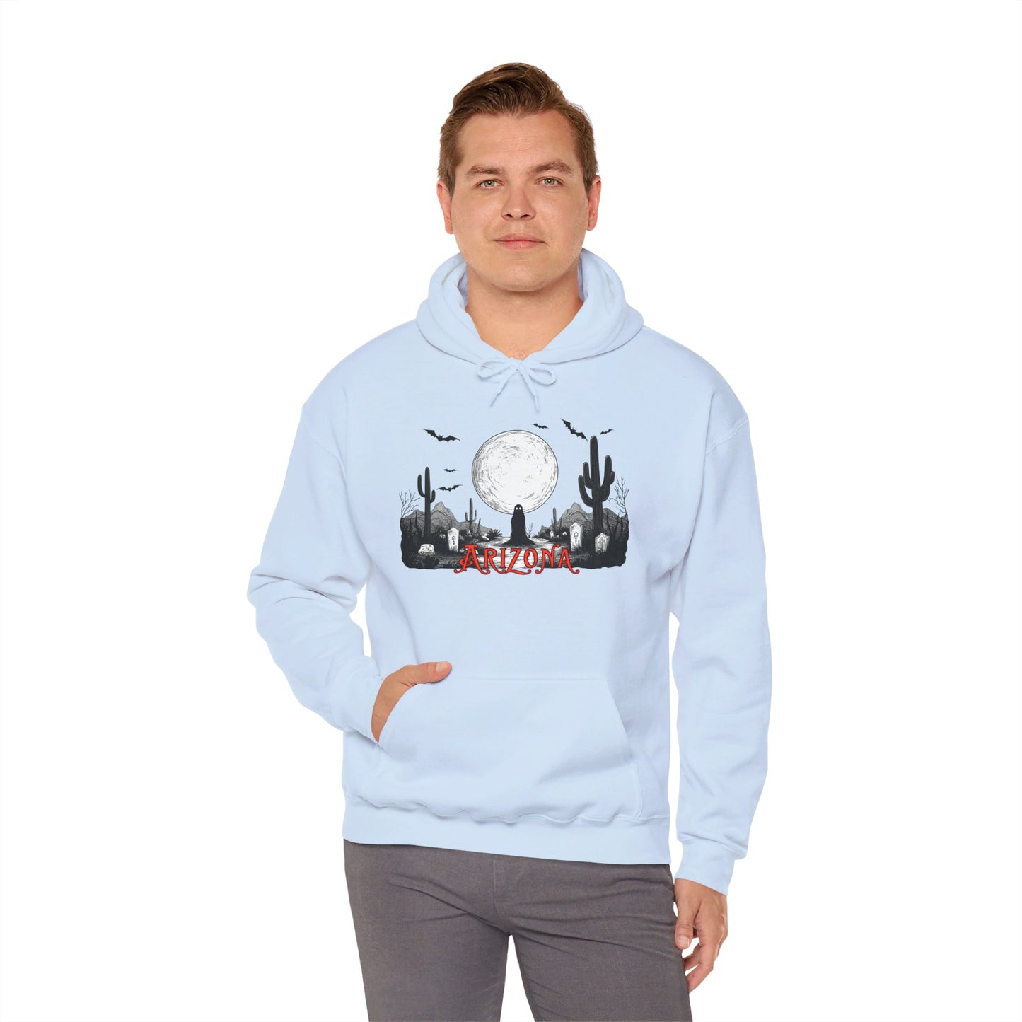 "Ghost Mirage" Unisex Heavy Blend™ Hooded Sweatshirt - Halloween