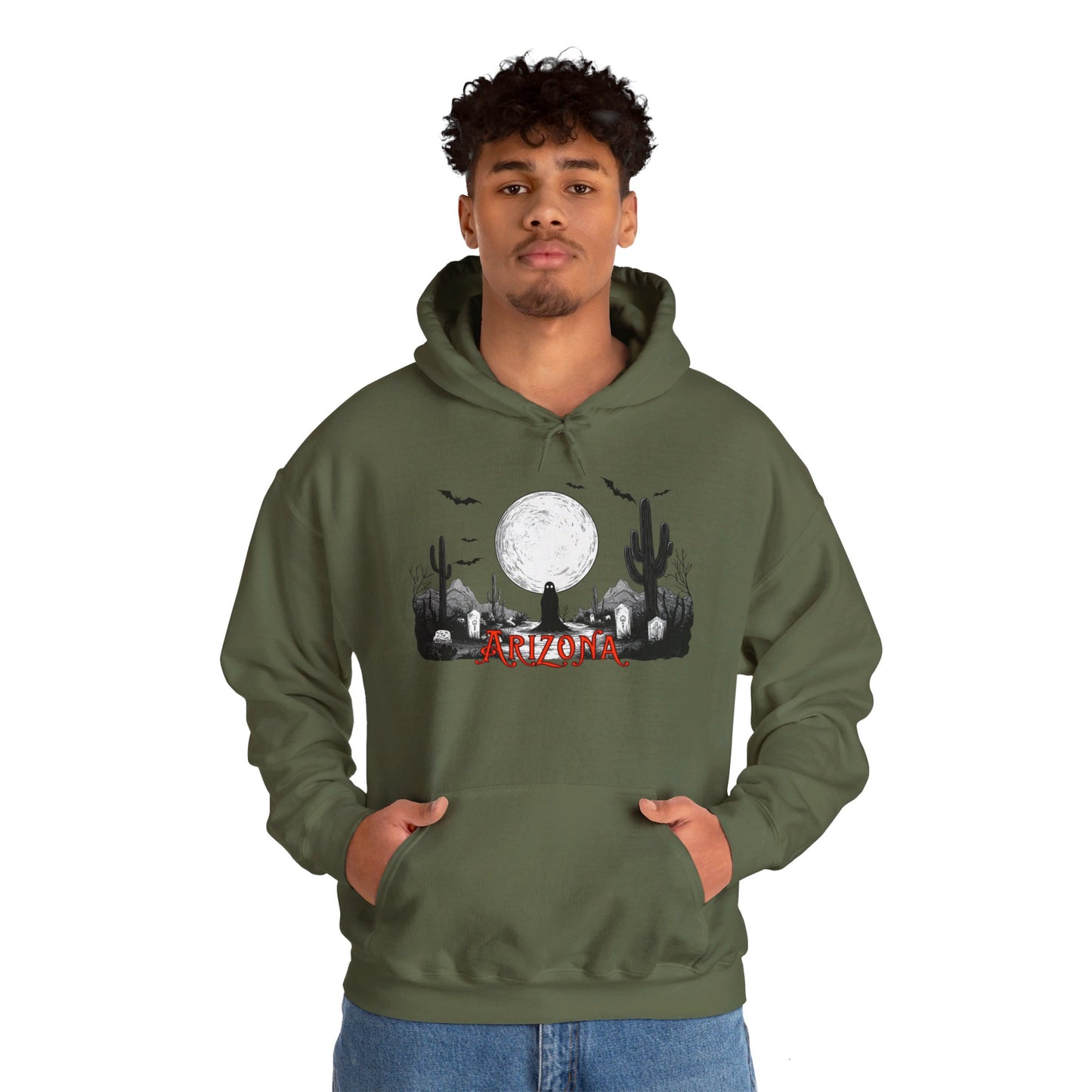 "Ghost Mirage" Unisex Heavy Blend™ Hooded Sweatshirt - Halloween