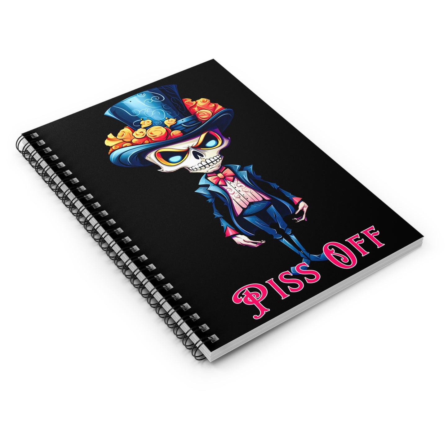 "Piss Off" Spiral Notebook - Ruled Line From Adobe Dregs Coffee Stash™