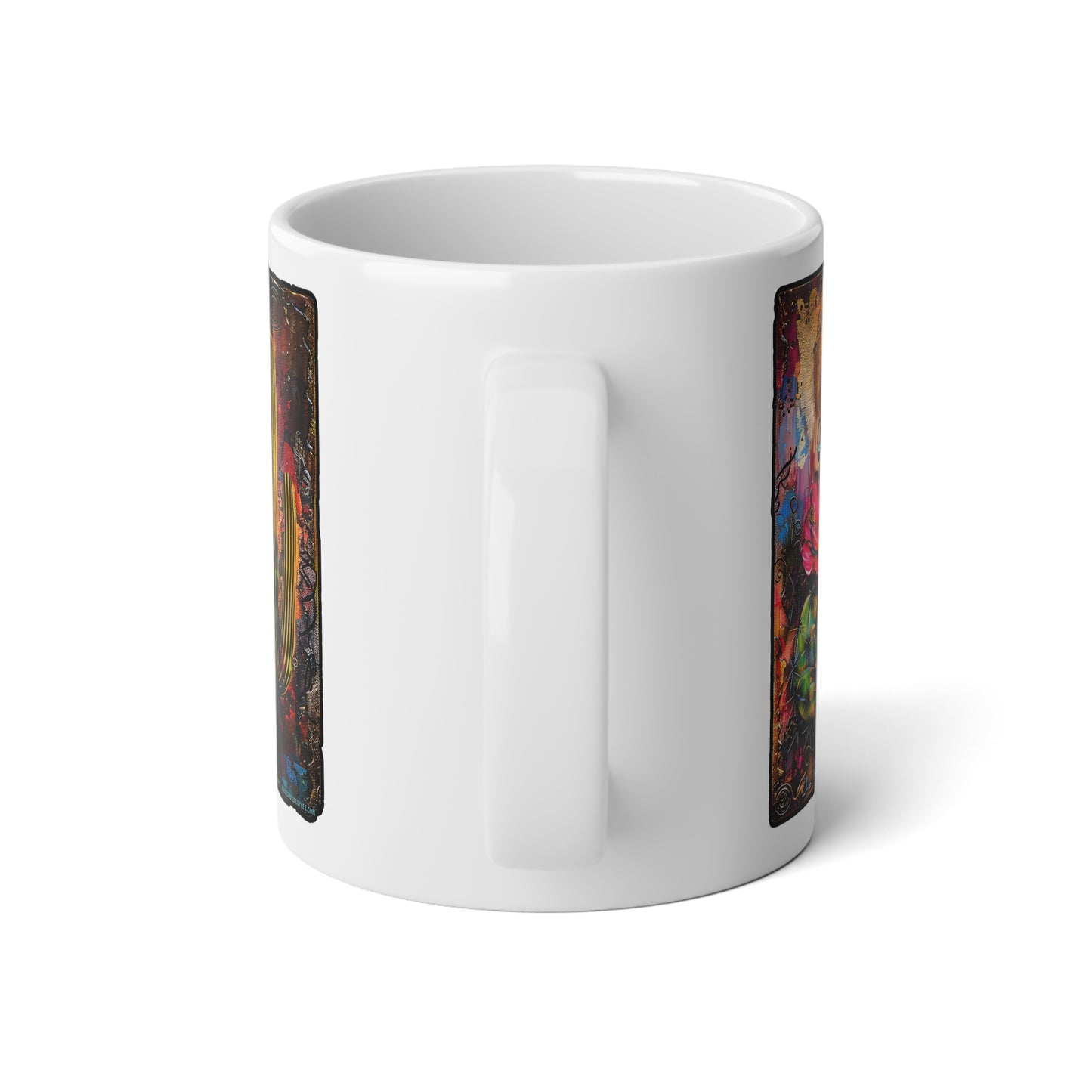 "Butterfly Dreams" Jumbo 20oz Ceramic Mug - Original Artwork by Rickie O. Pauley