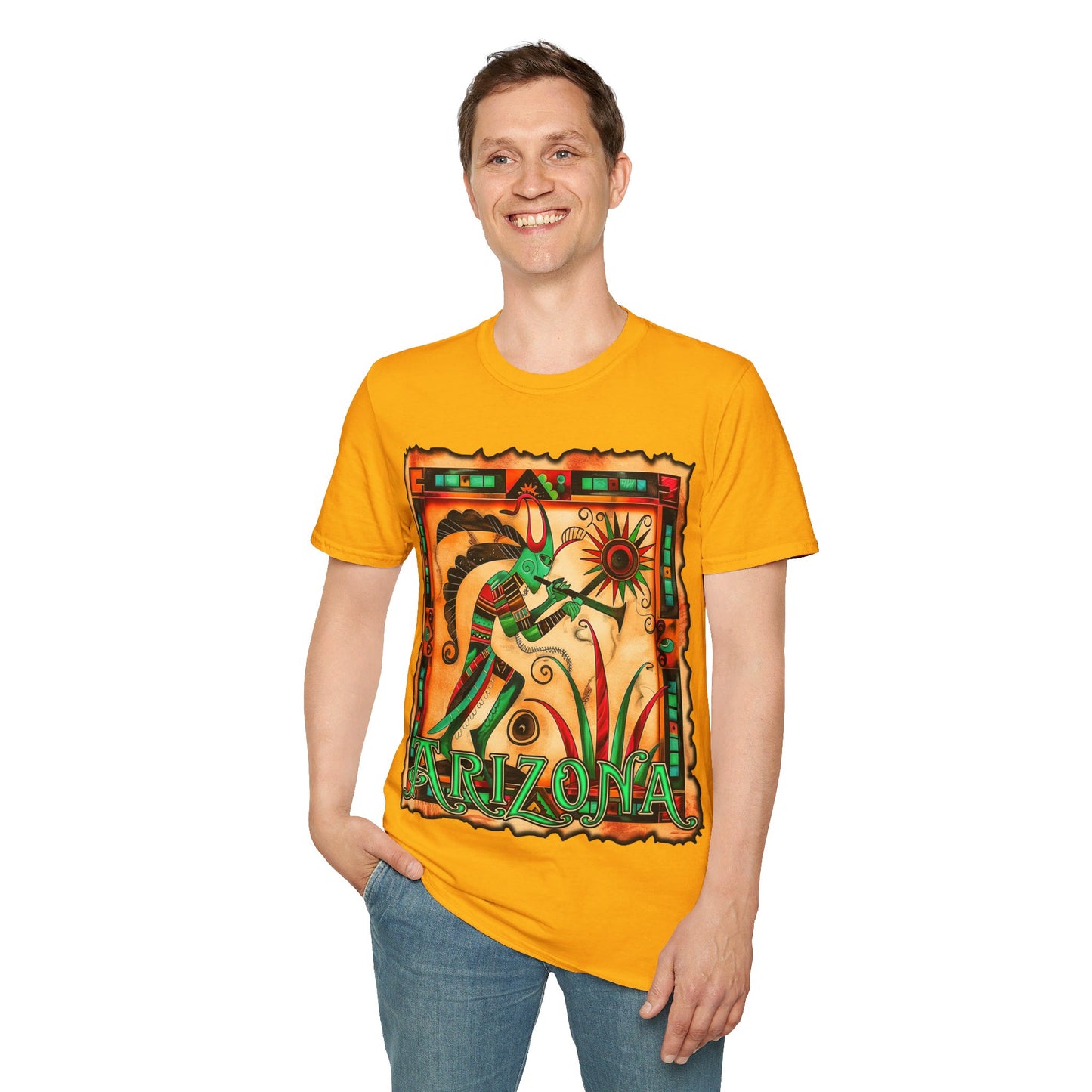 "Jaden Trumpet" Unisex Softstyle T-Shirt from Adobe Dregs Coffee Stash™