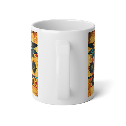 "Spread Your Wings" Colorful Owl Jumbo Coffee Mug - 20oz - Perfect for Coffee Lovers