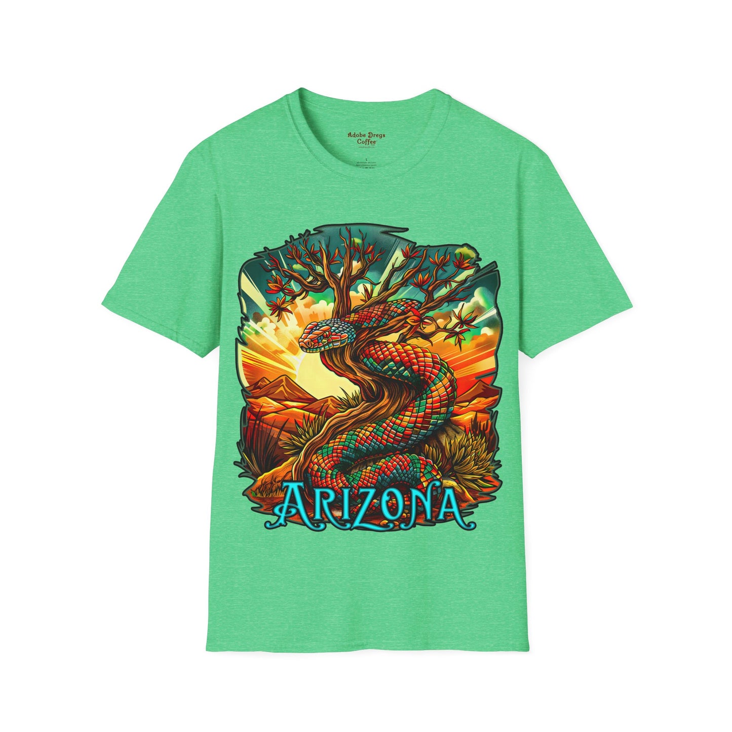 "Incognito" Unisex Softstyle T-Shirt from Adobe Dregs Coffee Stash™