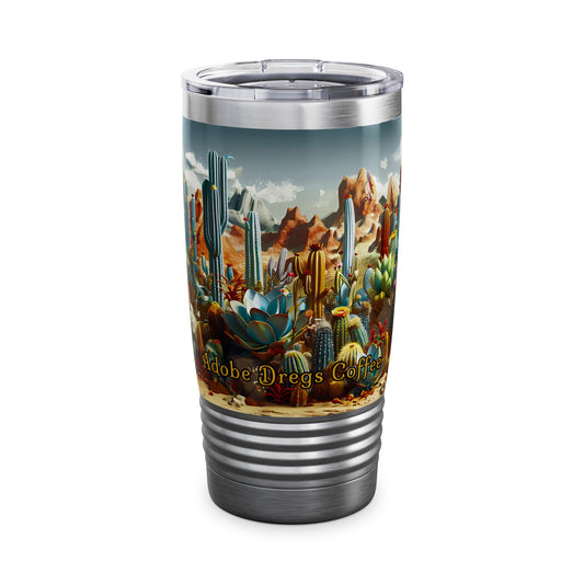"Desert Cacti" 20oz Stainless Steel Ringneck Tumbler