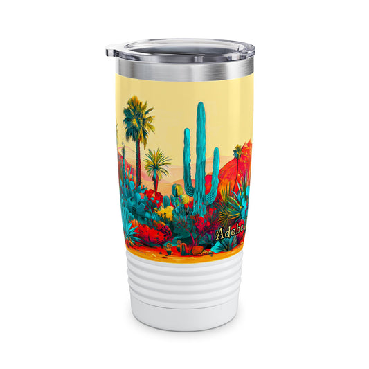 "Magical Mirage" Ringneck Tumbler, 20oz - Adobe Dregs Coffee™ Design