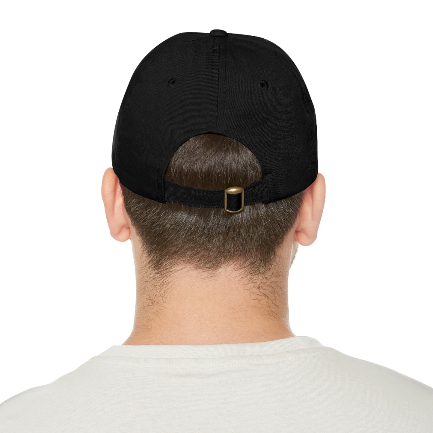 "Quail Covey Cottage" Stylish Dad Hat with Leather Patch, Casual Outdoor Wear, Unique Dad Accessory, Vintage-Inspired Cap,