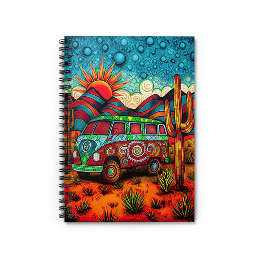 "Blending In" A Journal & Spiral Notebook - Ruled Line From Adobe Dregs Coffee Stash™