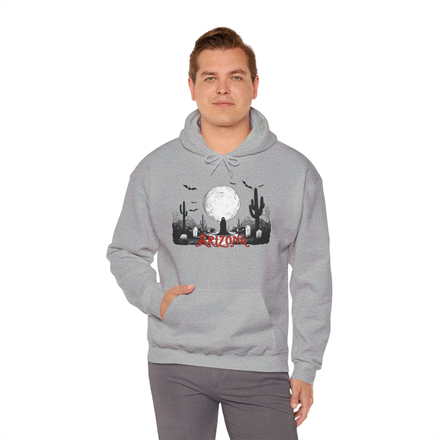 "Ghost Mirage" Unisex Heavy Blend™ Hooded Sweatshirt - Halloween