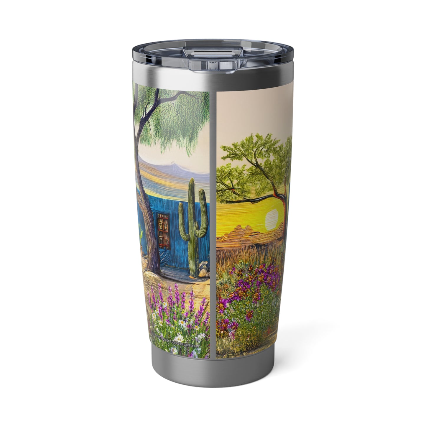 "Quail Covey Cottage" - Vagabond 20oz Tumbler - Artistic Travel Mug for Adventurers, Insulated Drinkware for Traveling, Unique Gift