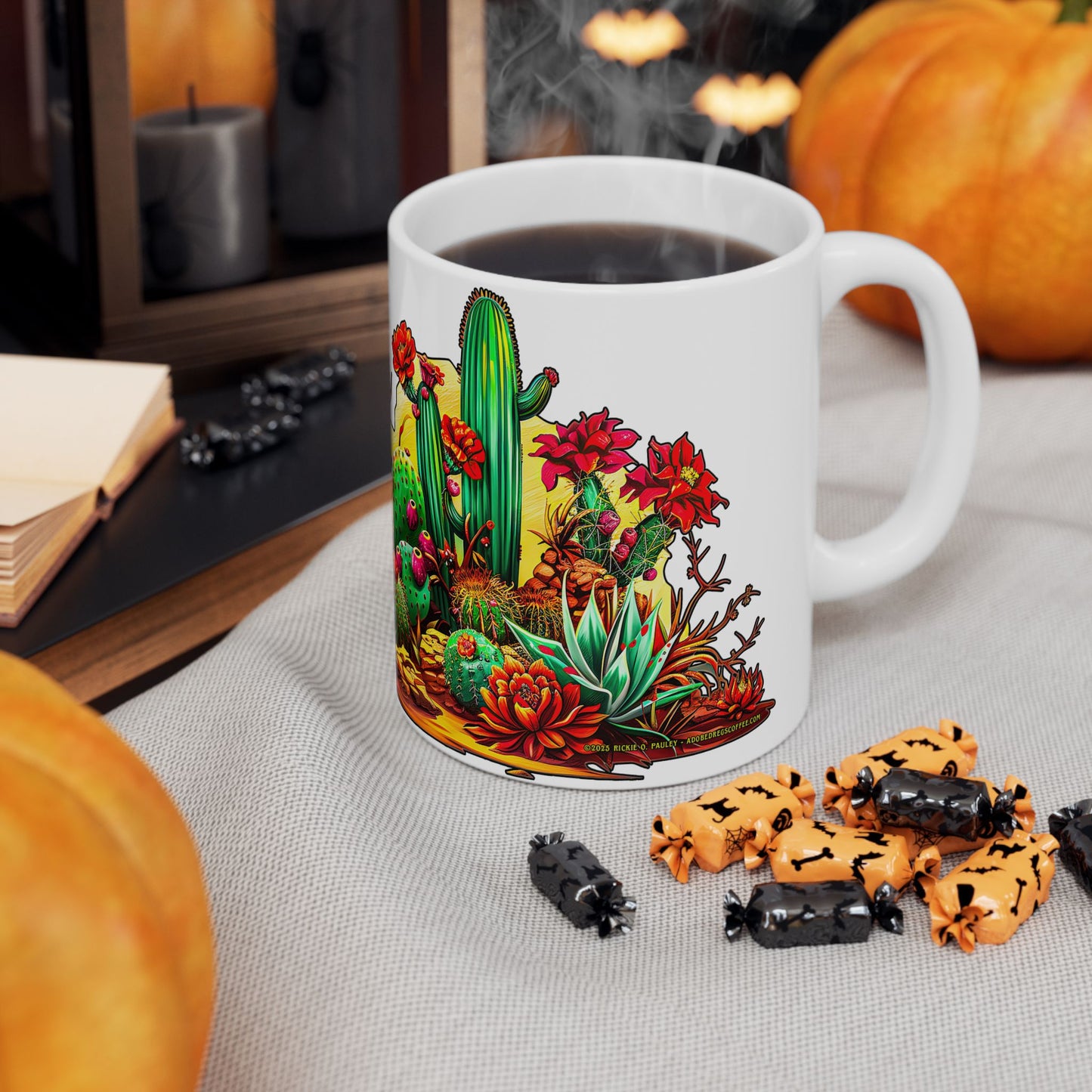 "Arizona Wild" Southwest Desert Ceramic Mug - 11oz and 15oz sizes, Coffee & Tea Lovers, Makes a great souvenir gift!