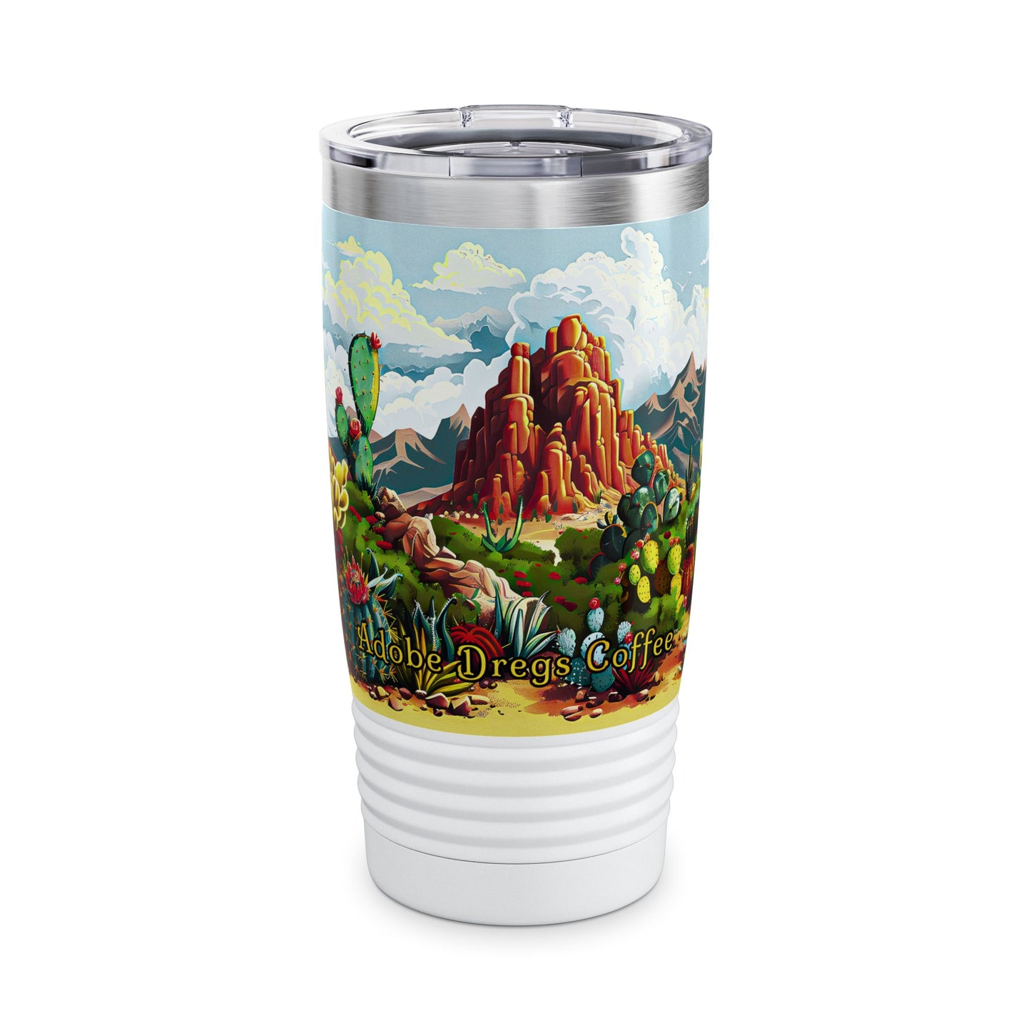 "Cactus Canyon" 20oz Ringneck Tumbler - from Adobe Dregs Coffee™
