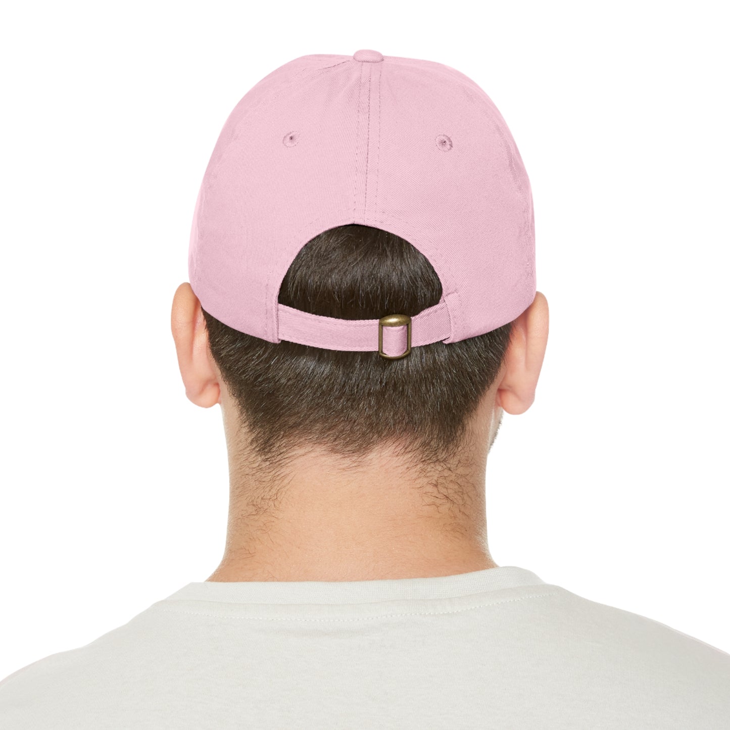 "Quail Covey Cottage" Stylish Dad Hat with Leather Patch, Casual Outdoor Wear, Unique Dad Accessory, Vintage-Inspired Cap,