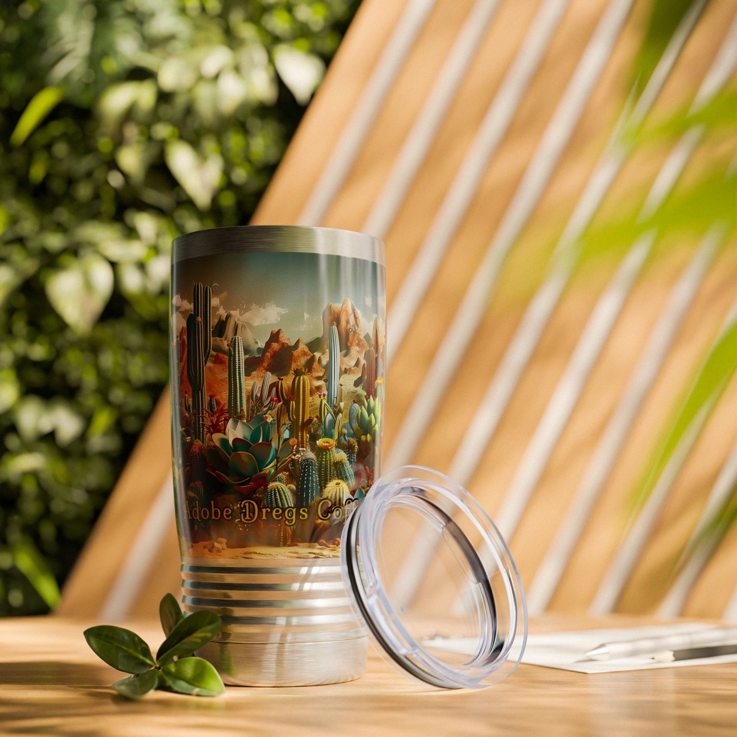 "Desert Cacti" 20oz Stainless Steel Ringneck Tumbler