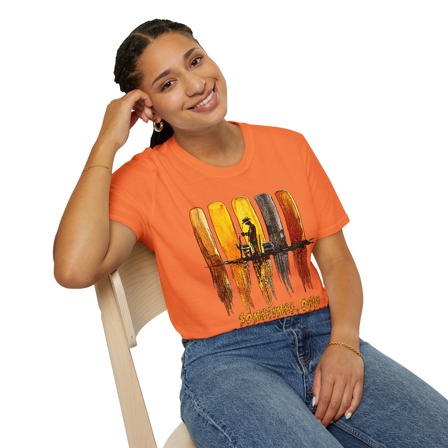 Unisex Coffee Lovers T-Shirt - "Sometimes Only Coffee Understands!"